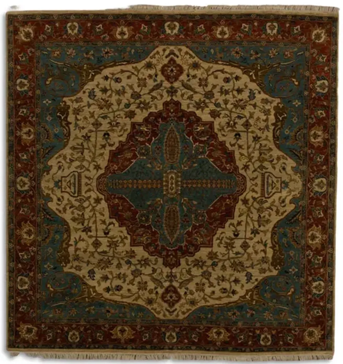 Hand Knotted 6 2  x 6 5  Area Rug