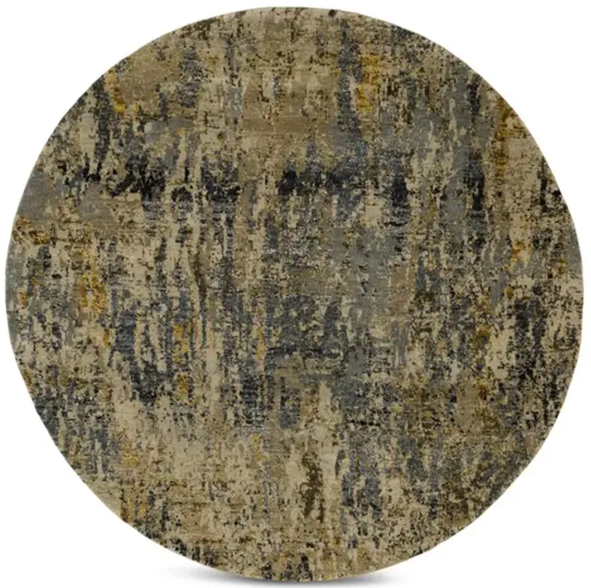 Hand Knotted 5 11  Round Area Rug