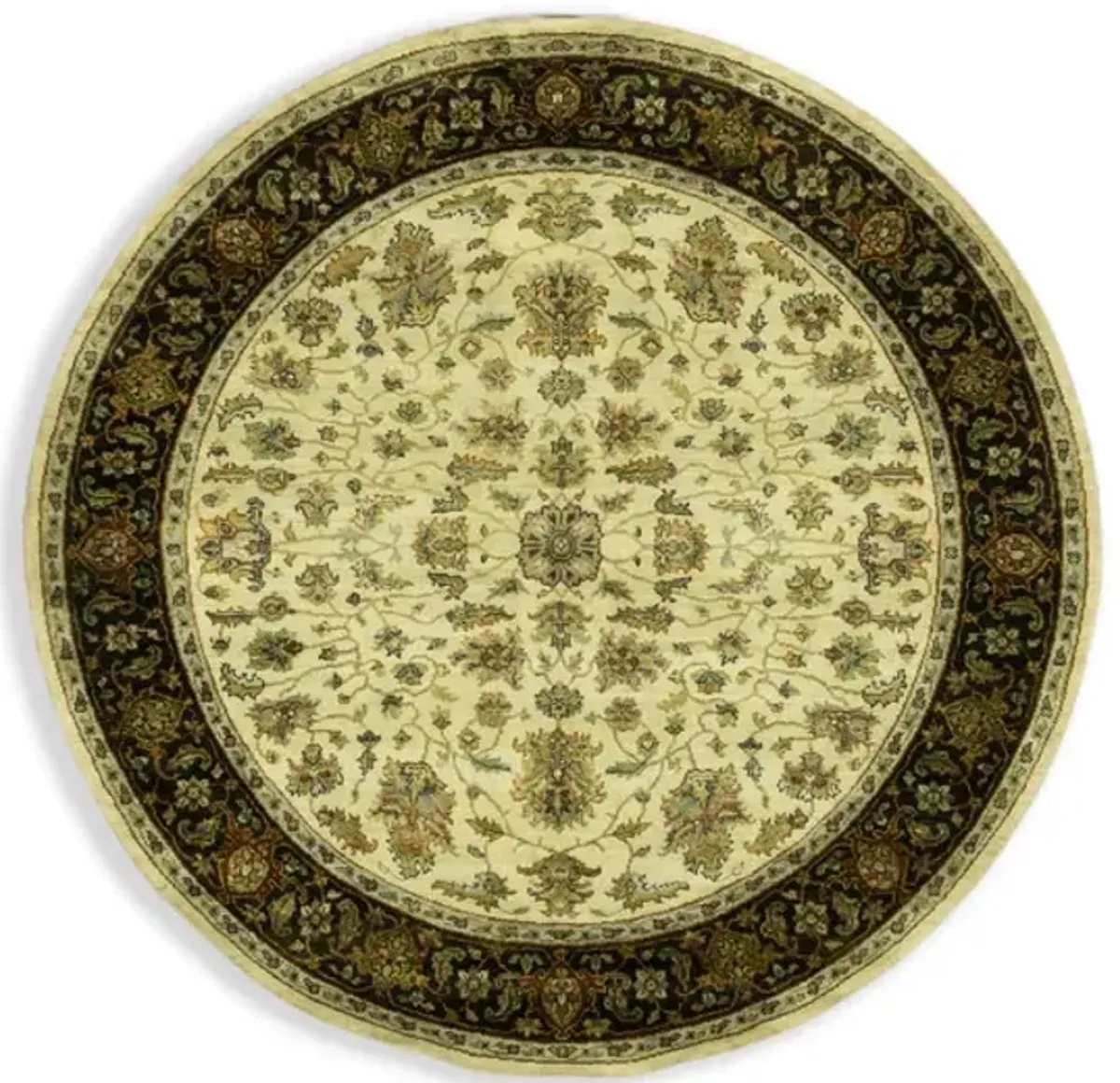 Hand Knotted Area Rug - 6 0  X 6 0  Round