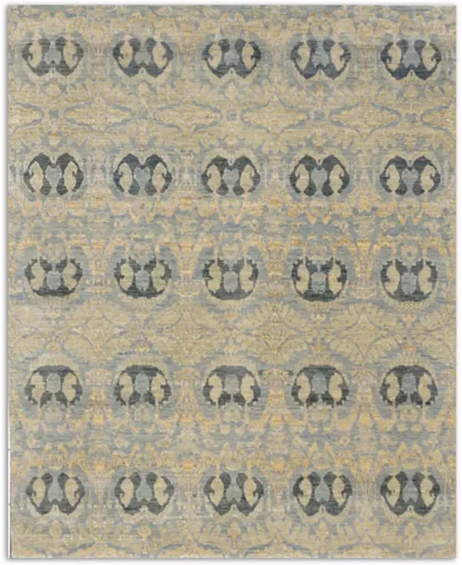 Hand Knotted Area Rug - 8 2  X 10 1 