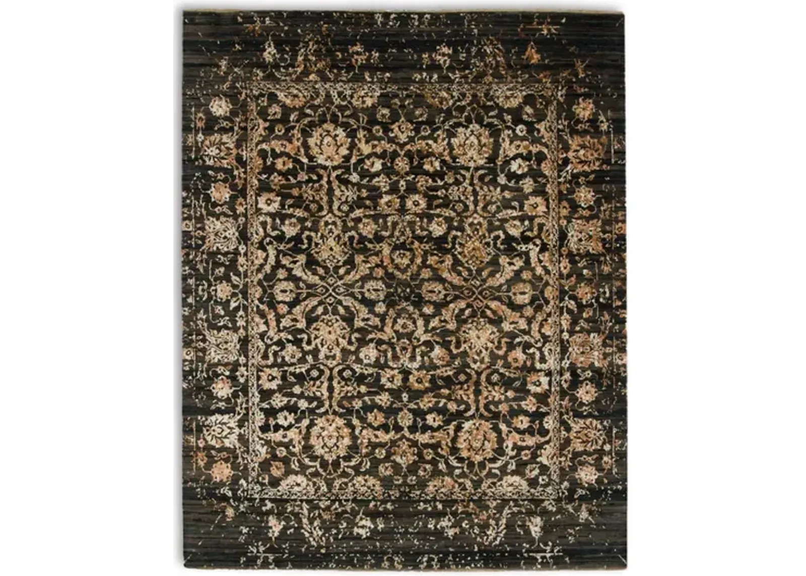 Hand Knotted Area Rug - 8 0  X 9 11  