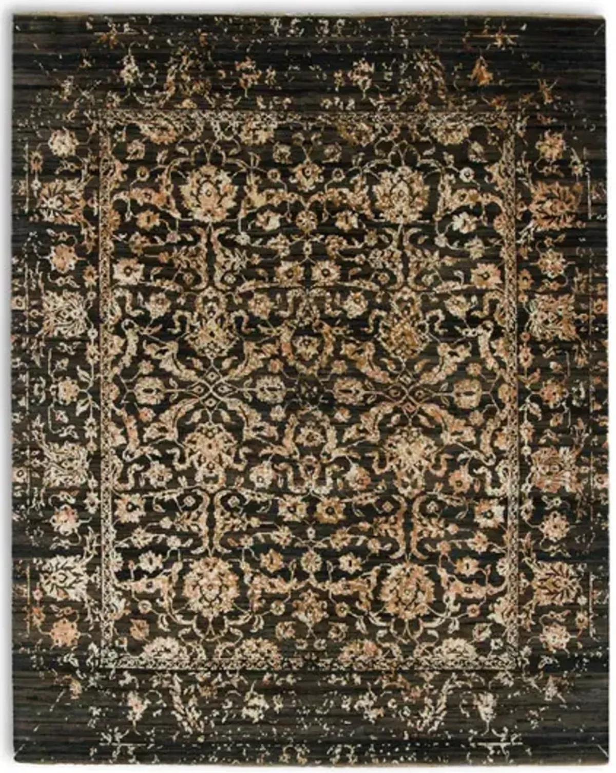 Hand Knotted Area Rug - 8 0  X 9 11  