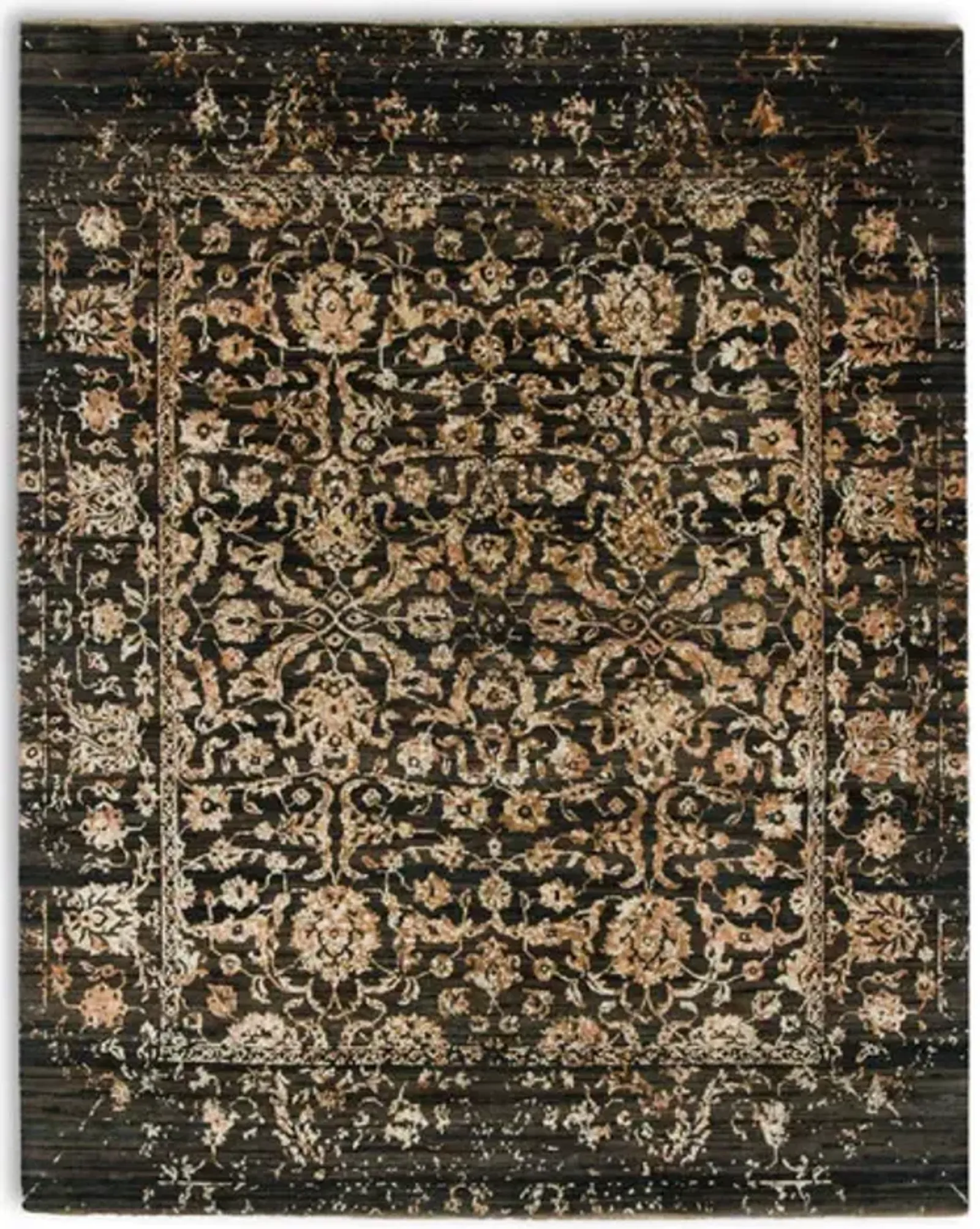 Hand Knotted Area Rug - 8 0  X 9 11  