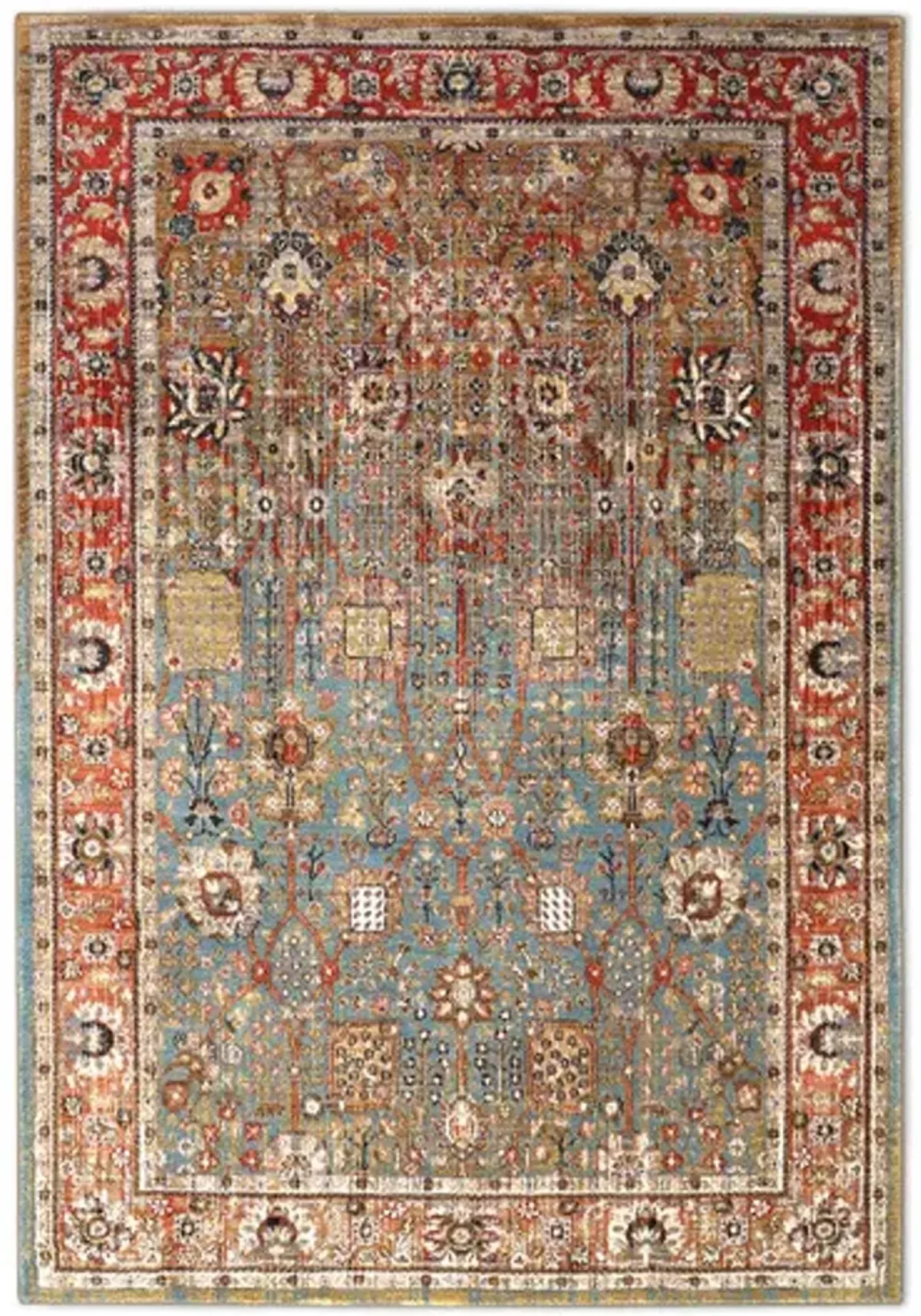 Spice Market Aqua 8 0  x 11 0  Area Rug