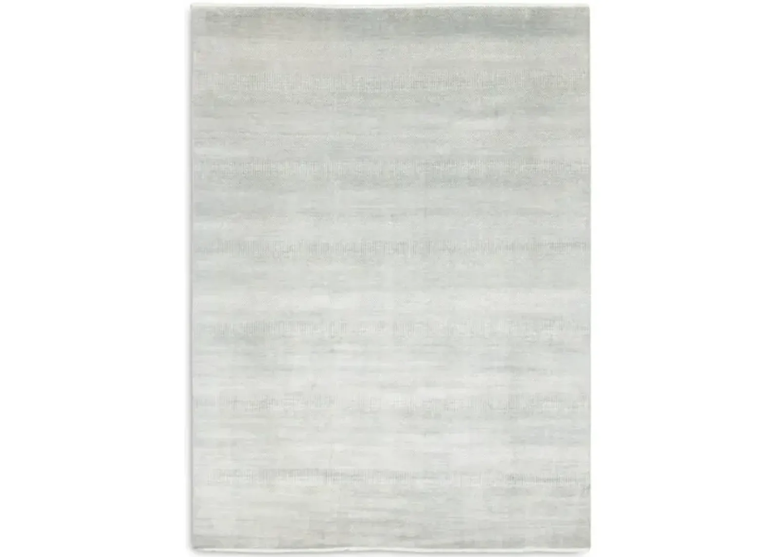 Hand Knotted Area Rug - 8 10  X 12 1 