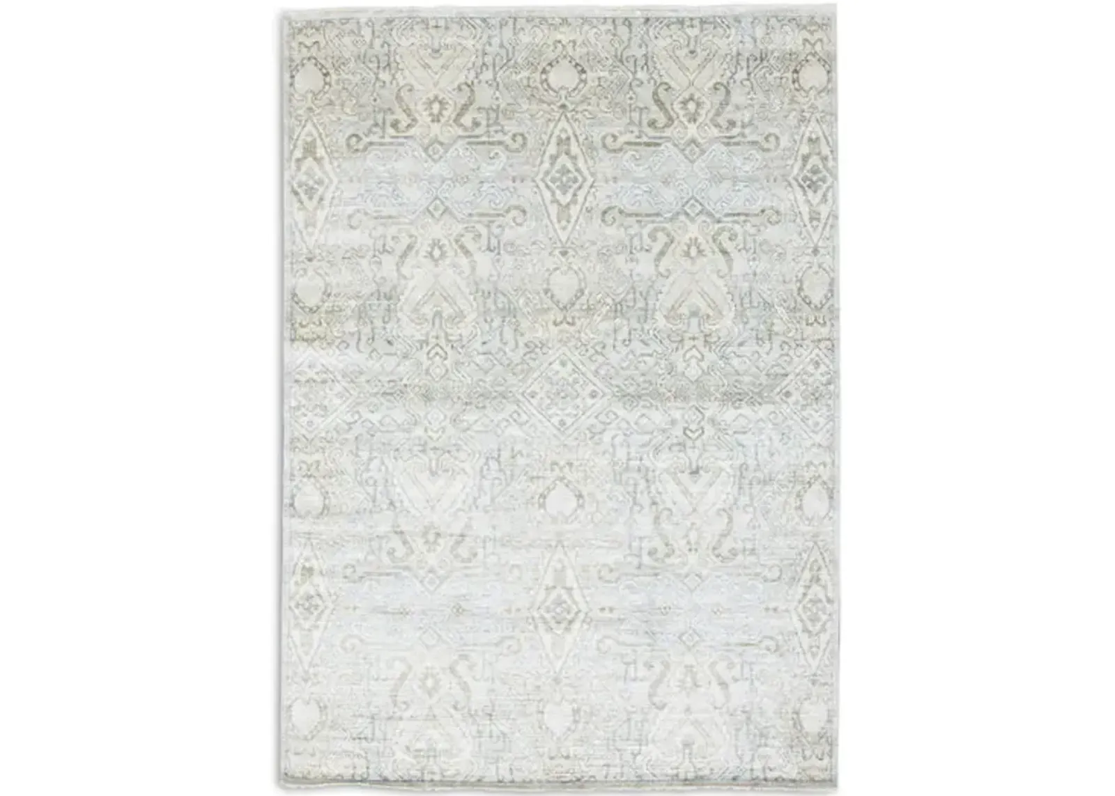 Hand Knotted Area Rug - 8 11  X 12 4 