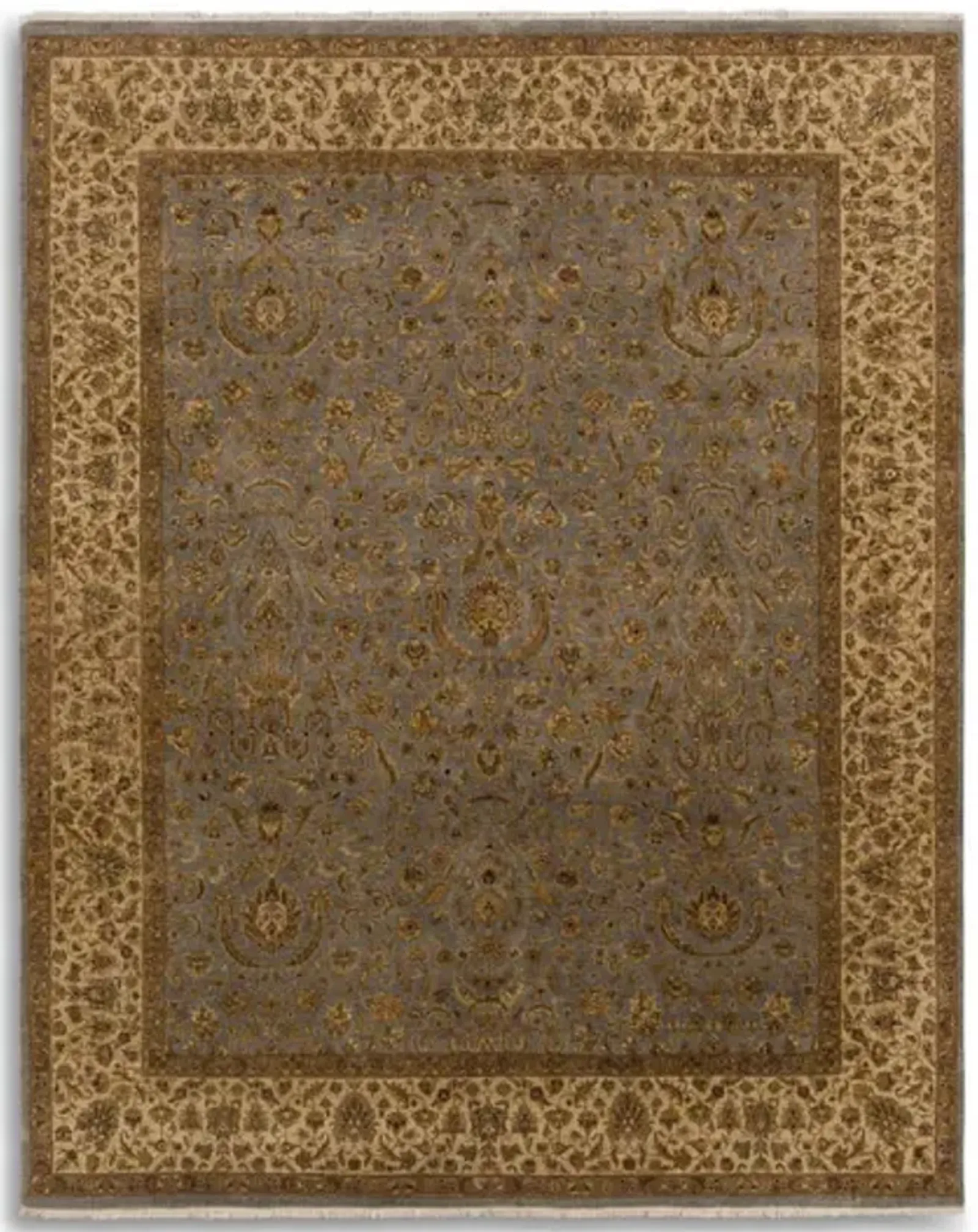 Hand Knotted Area Rug - 7 11  X 10 0 