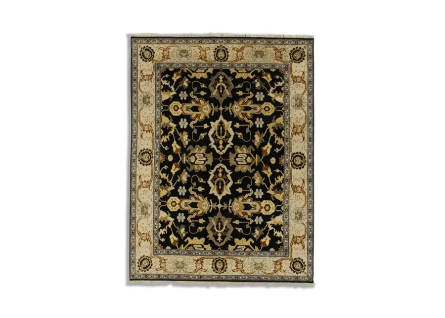 Hand Knotted Area Rug - 7 10  X 10 2 