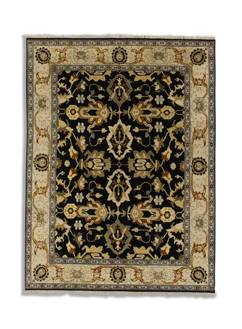 Hand Knotted Area Rug - 7 10  X 10 2 