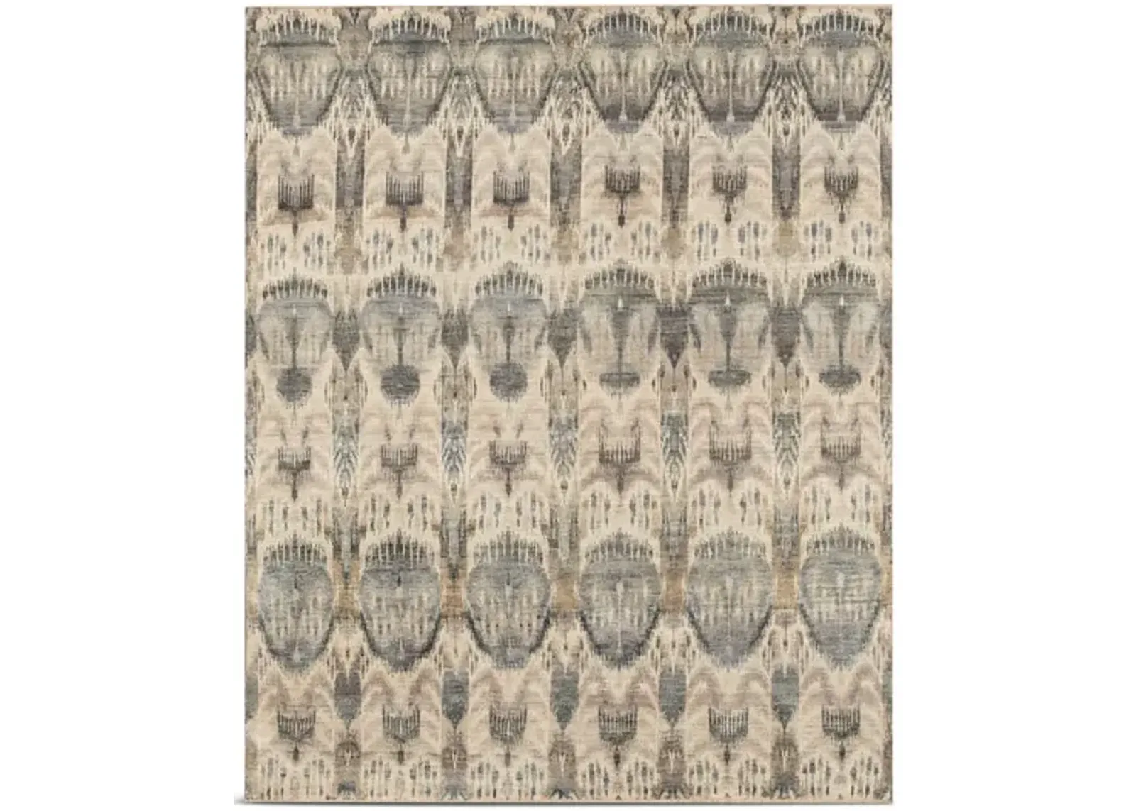 Hand Knotted Area Rug - 8 0  X 9 8 