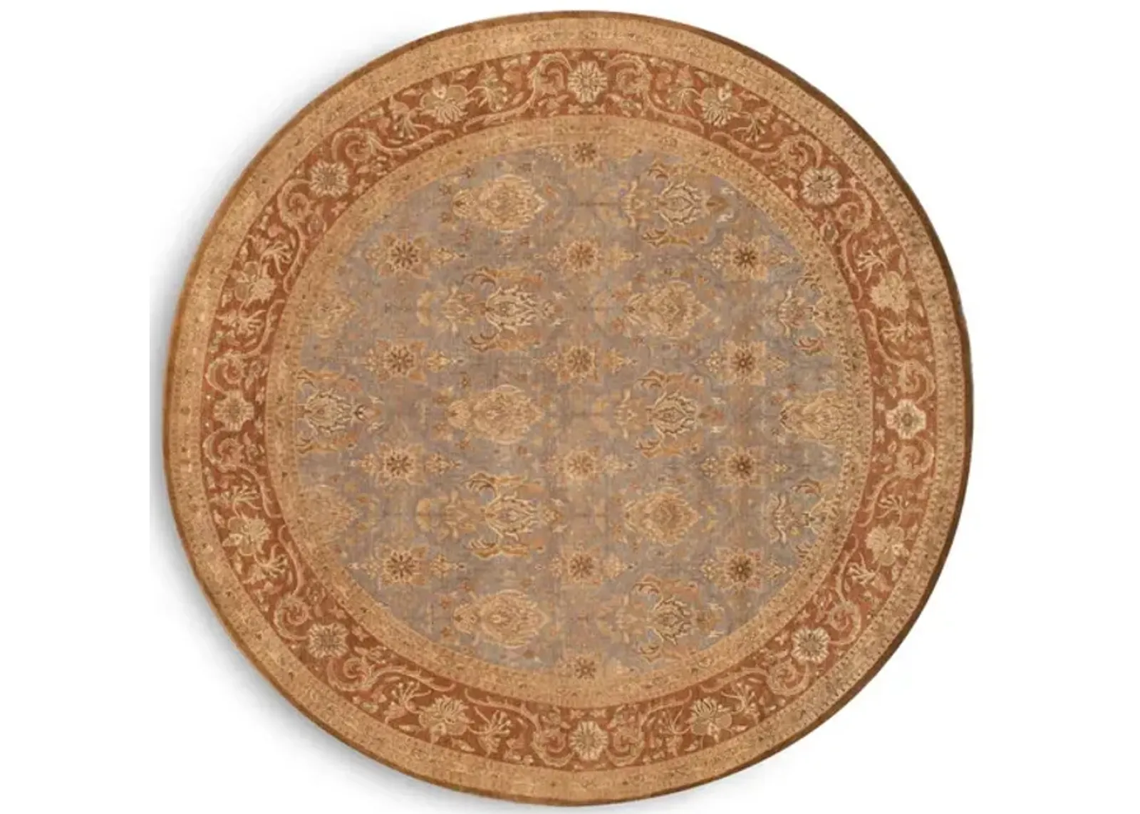 Hand Knotted Area Rug - 10 0  Round