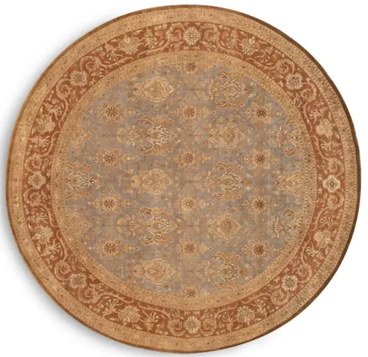 Hand Knotted Area Rug - 10 0  Round