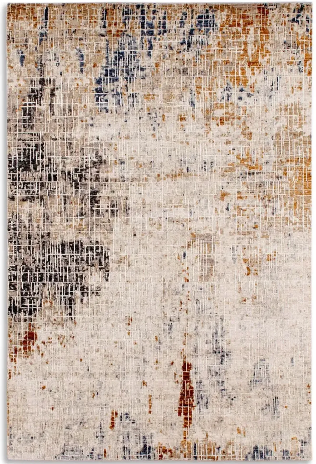 Galaxy Grid 8 0  x 10 0  Area Rug
