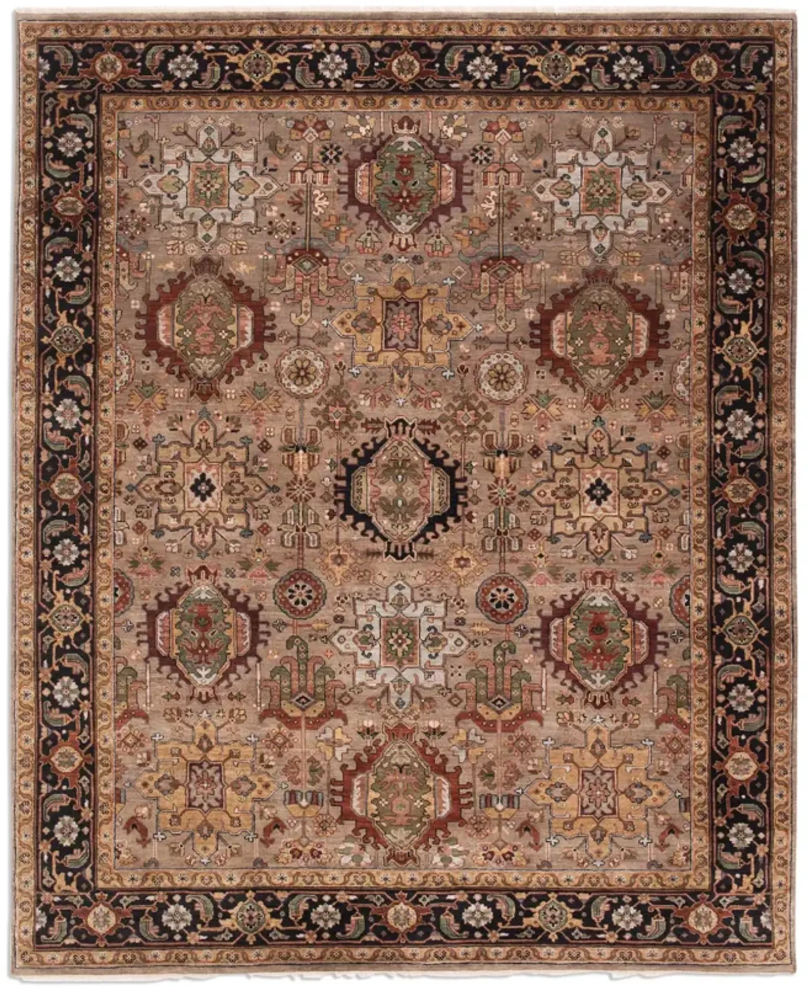 Kashi Camel Brown Area Rug - 7 9  x 9 9  