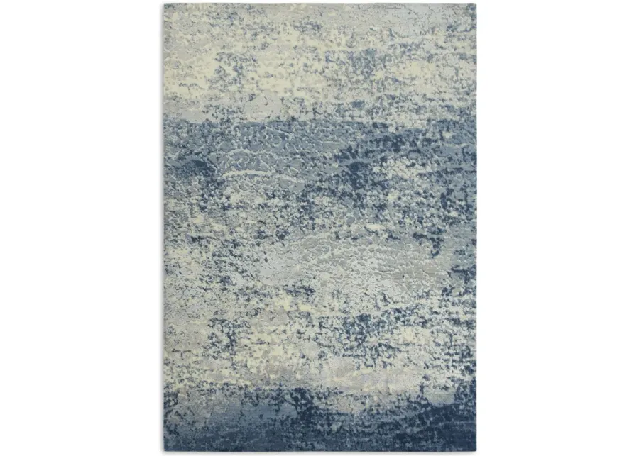 Artistry Blue Ivory Area Rug - 8 0  X 10 0   