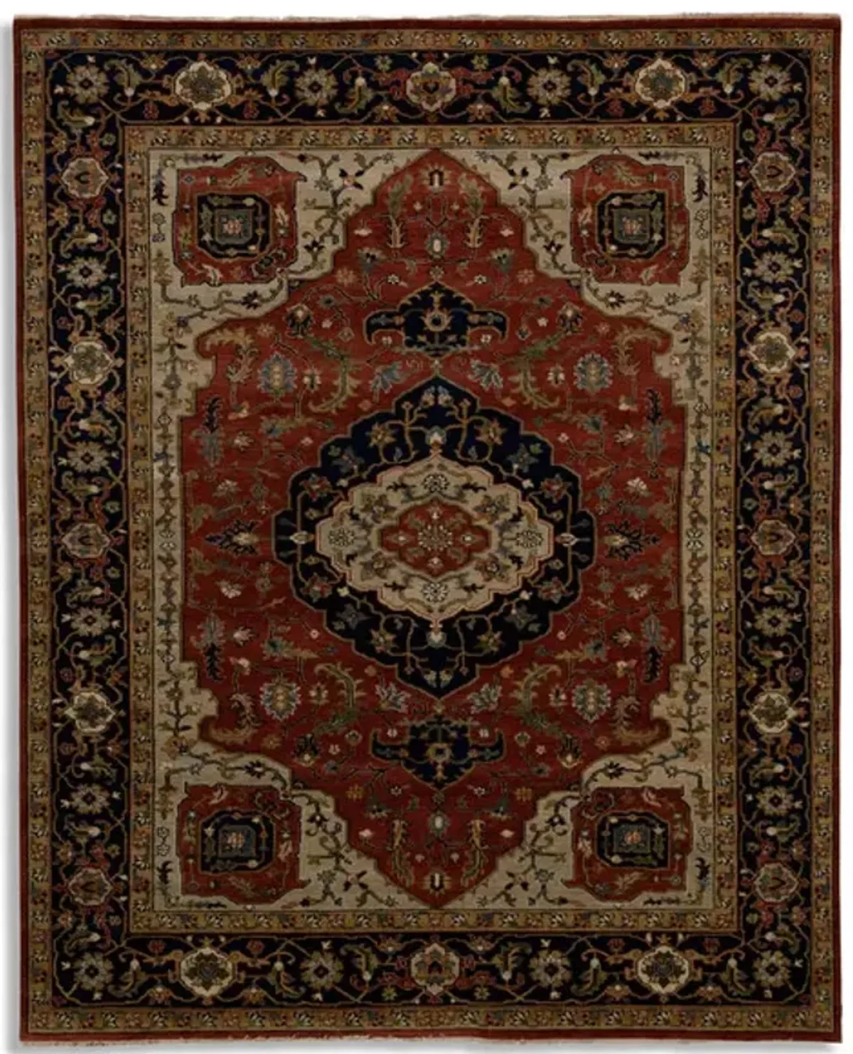 Hand Knotted 8 0  x 9 11  Area Rug