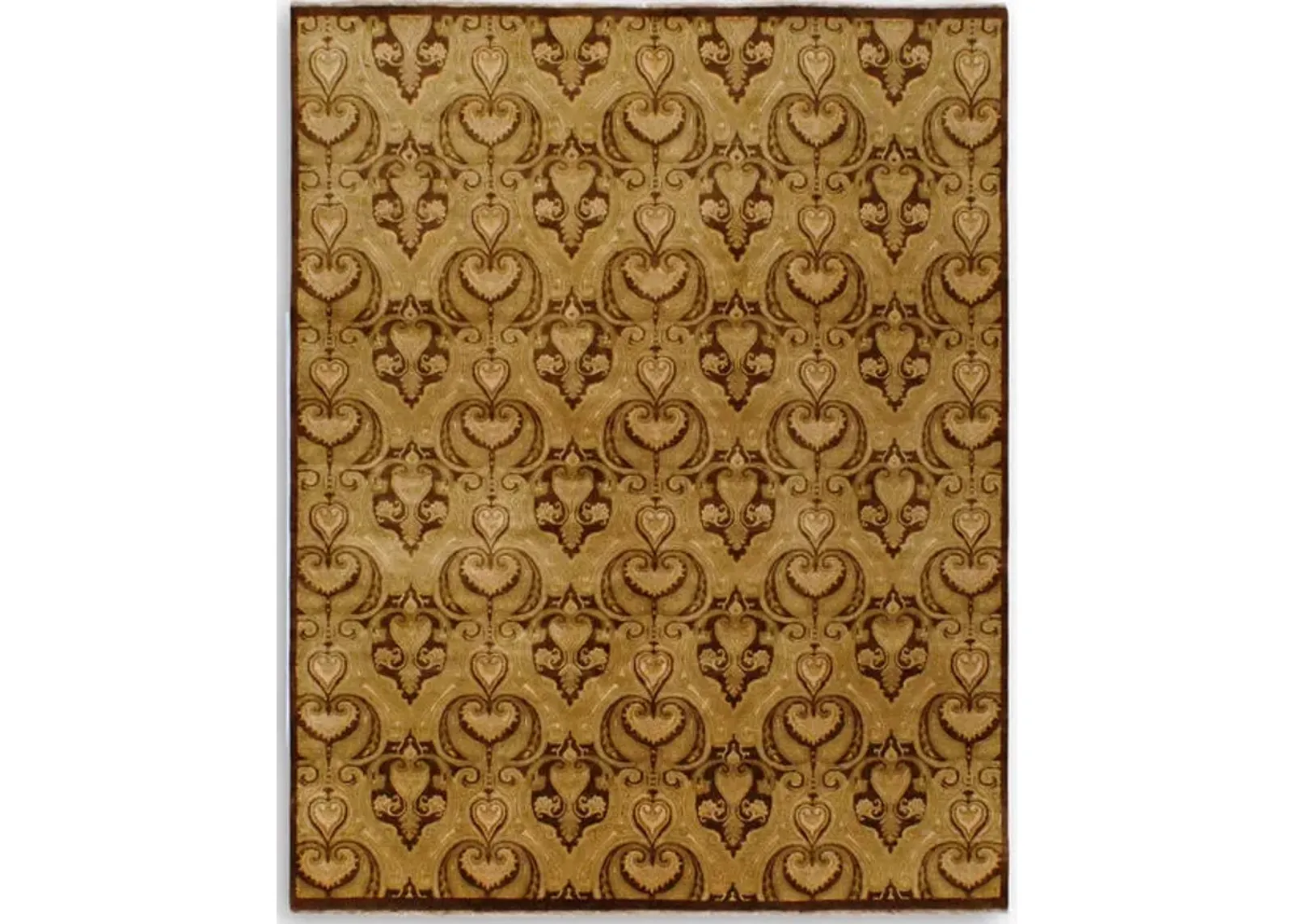 Hand Knotted Area Rug - 8 0  X 9 11 