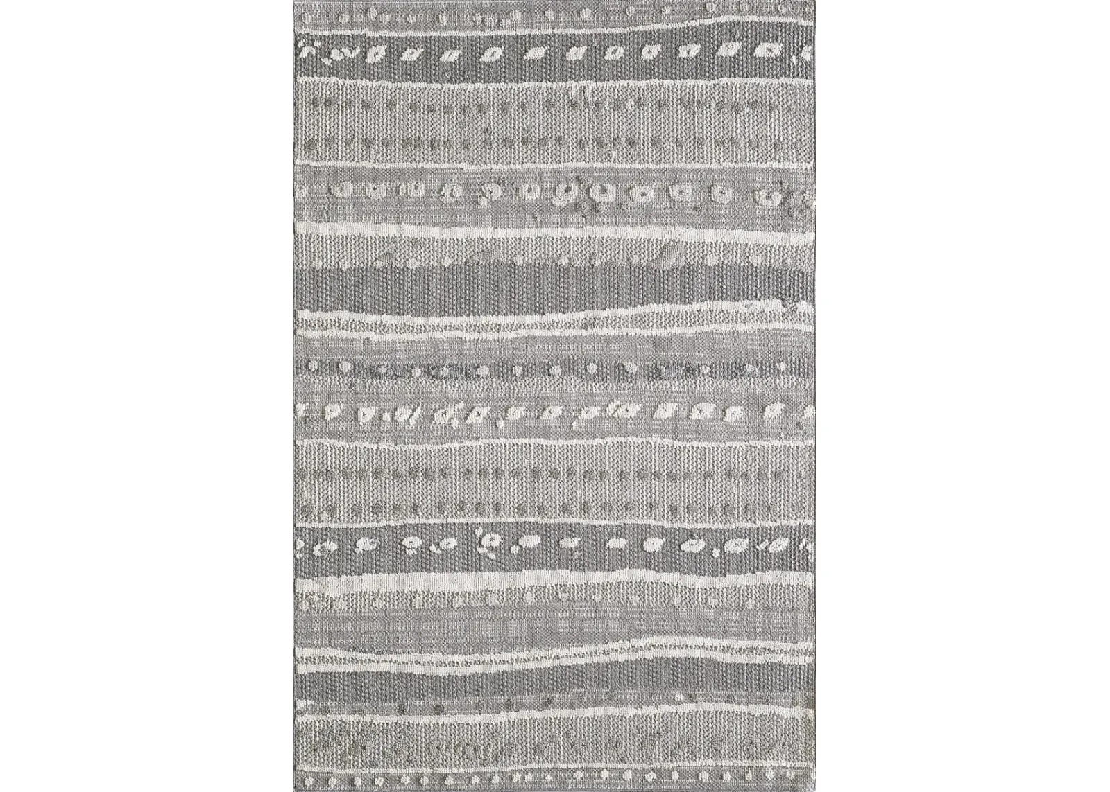 Terrace Grey Terrain 6 7  X 9 4   Area Rug