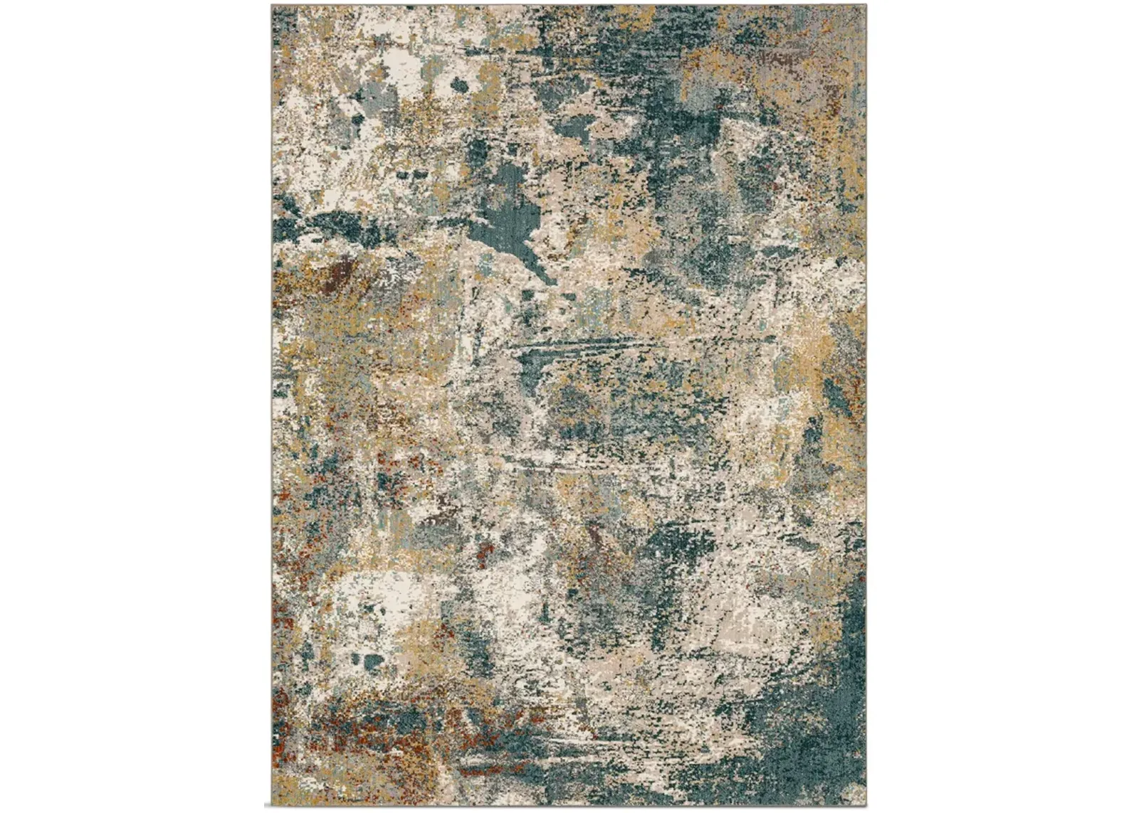 Soiree Zydeco Mallard Green Area Rug - 8 0  X 11 0 