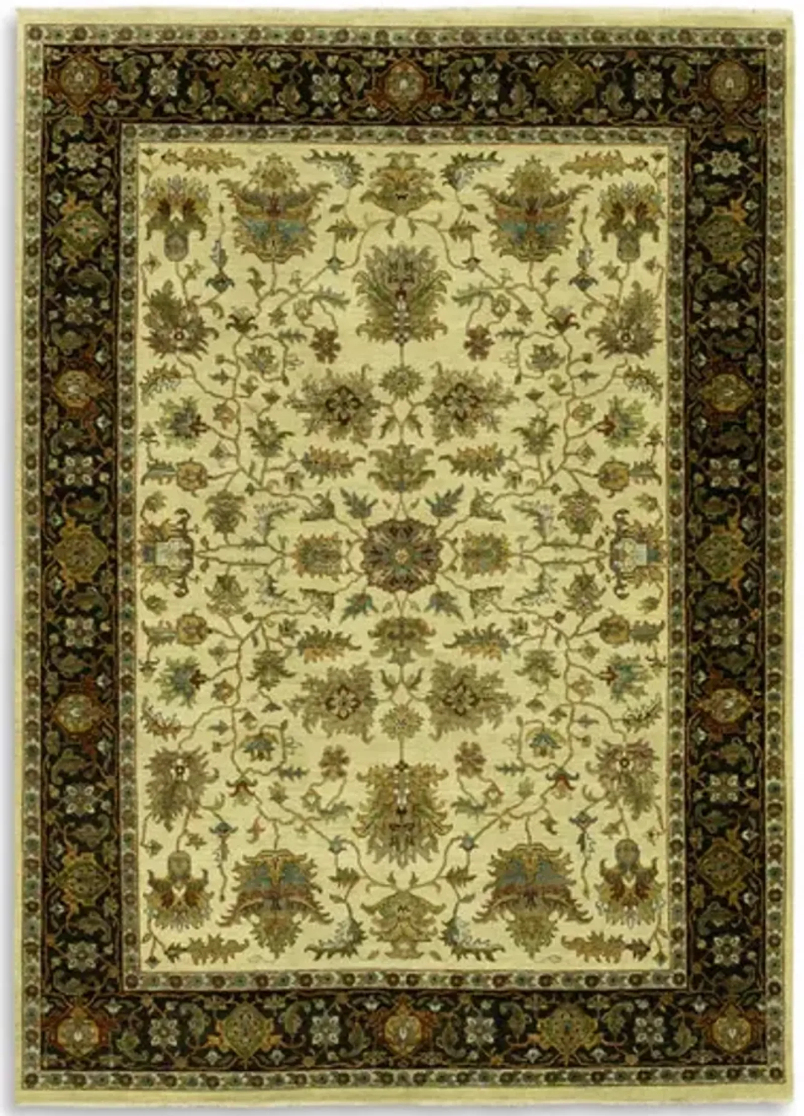 Hand Knotted Area Rug - 8 7  x 11 11 