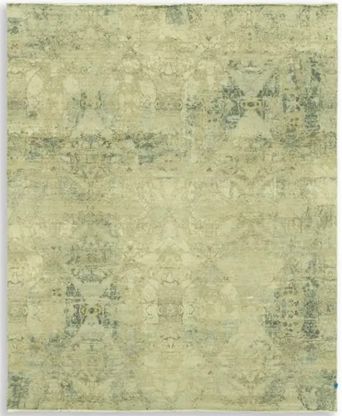 Hand Knotted Area Rug - 8 2  x 10 2 