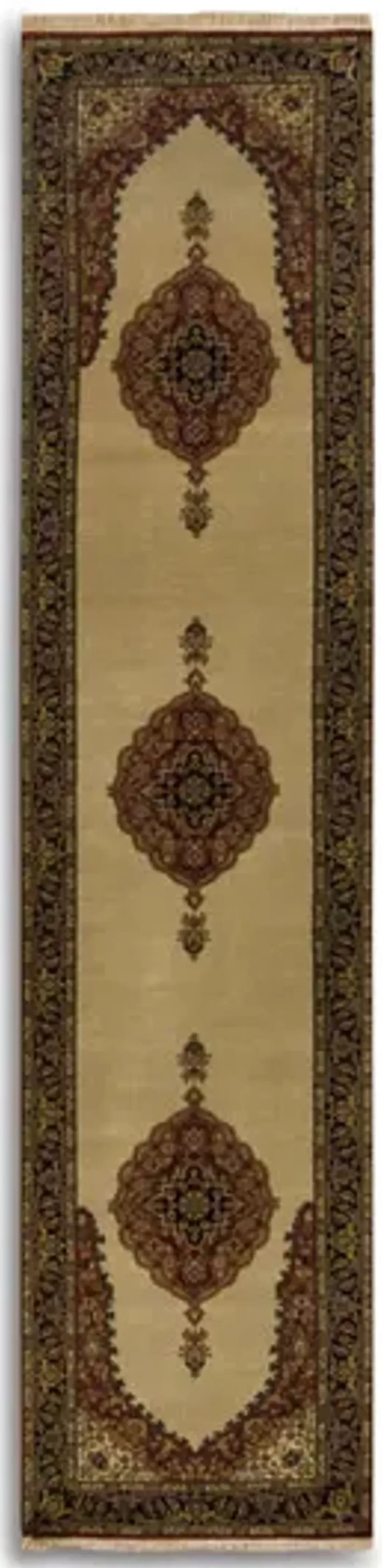 Hand Knotted Area Rug - 2 8  X 11 9  