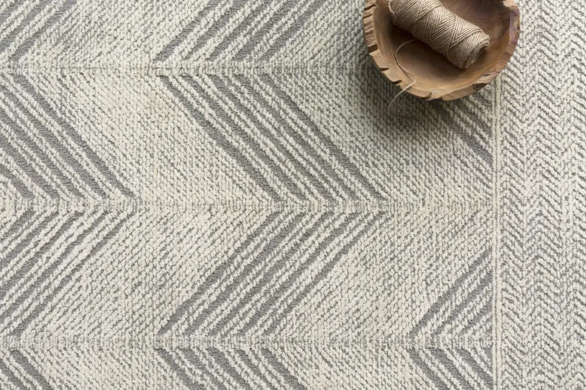 Kopa Grey Ivory - 2 6  x 7 6  Area Rug