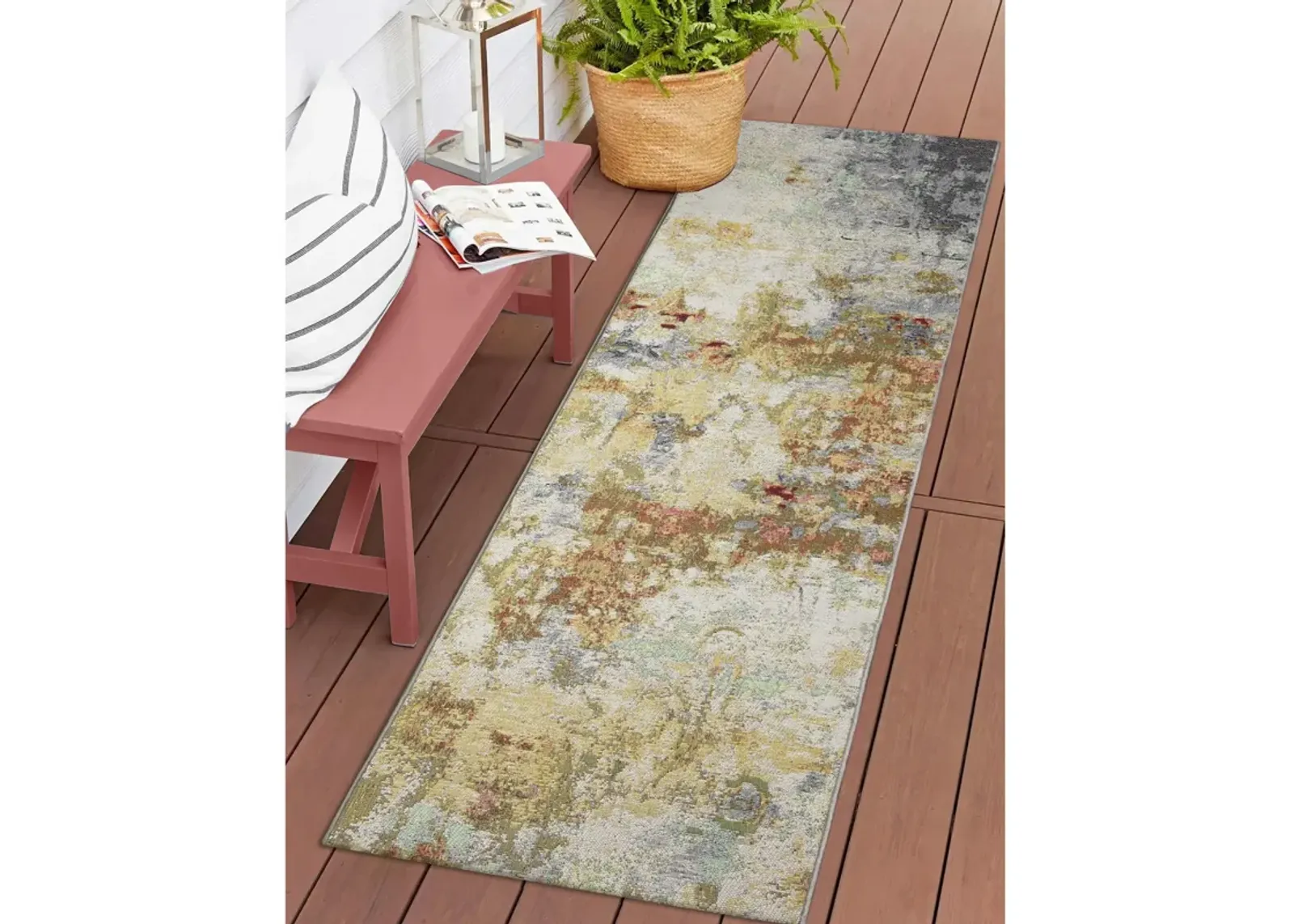 Marina Abstract Multi 1 9  X 7 6  Area Rug