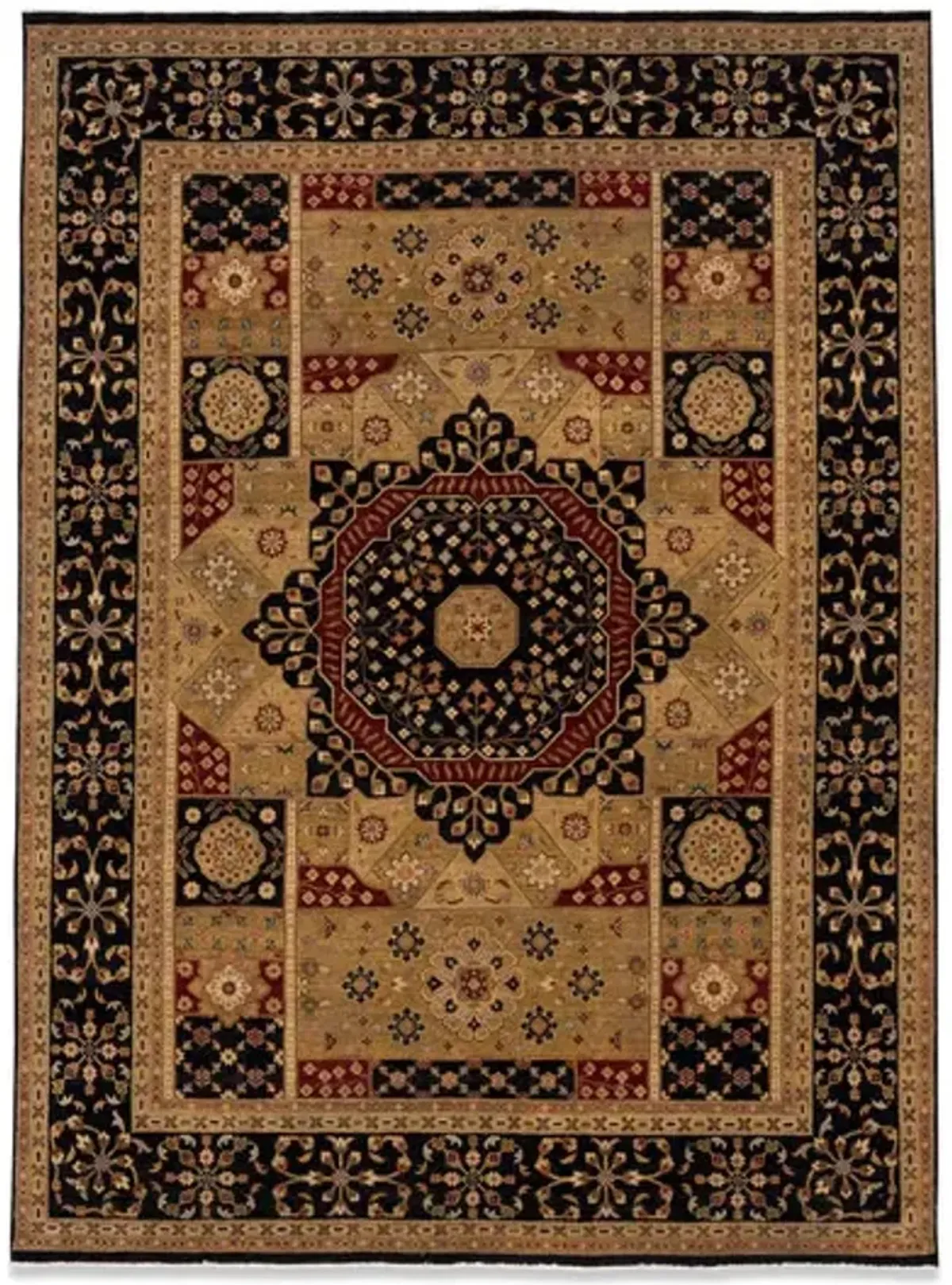 Hand Knotted Area Rug - 9 0  X 12 3  