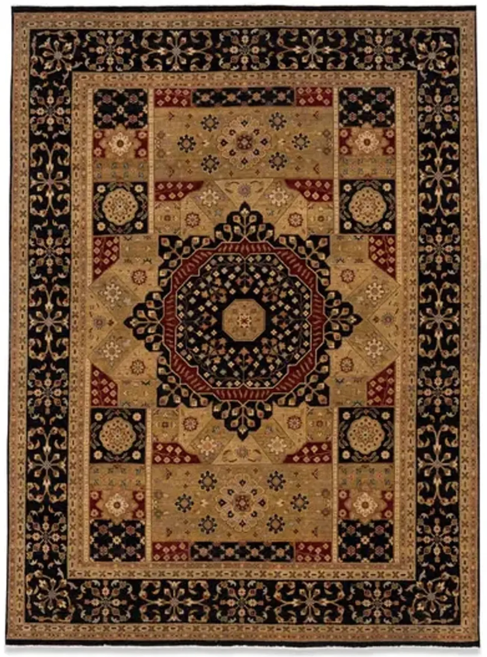 Hand Knotted Area Rug - 9 0  X 12 3  