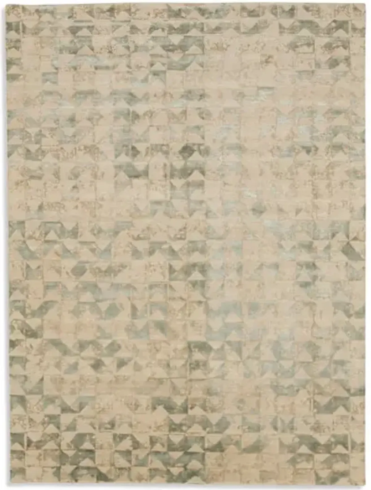 Hand Knotted Area Rug - 9 0  X 12 0  