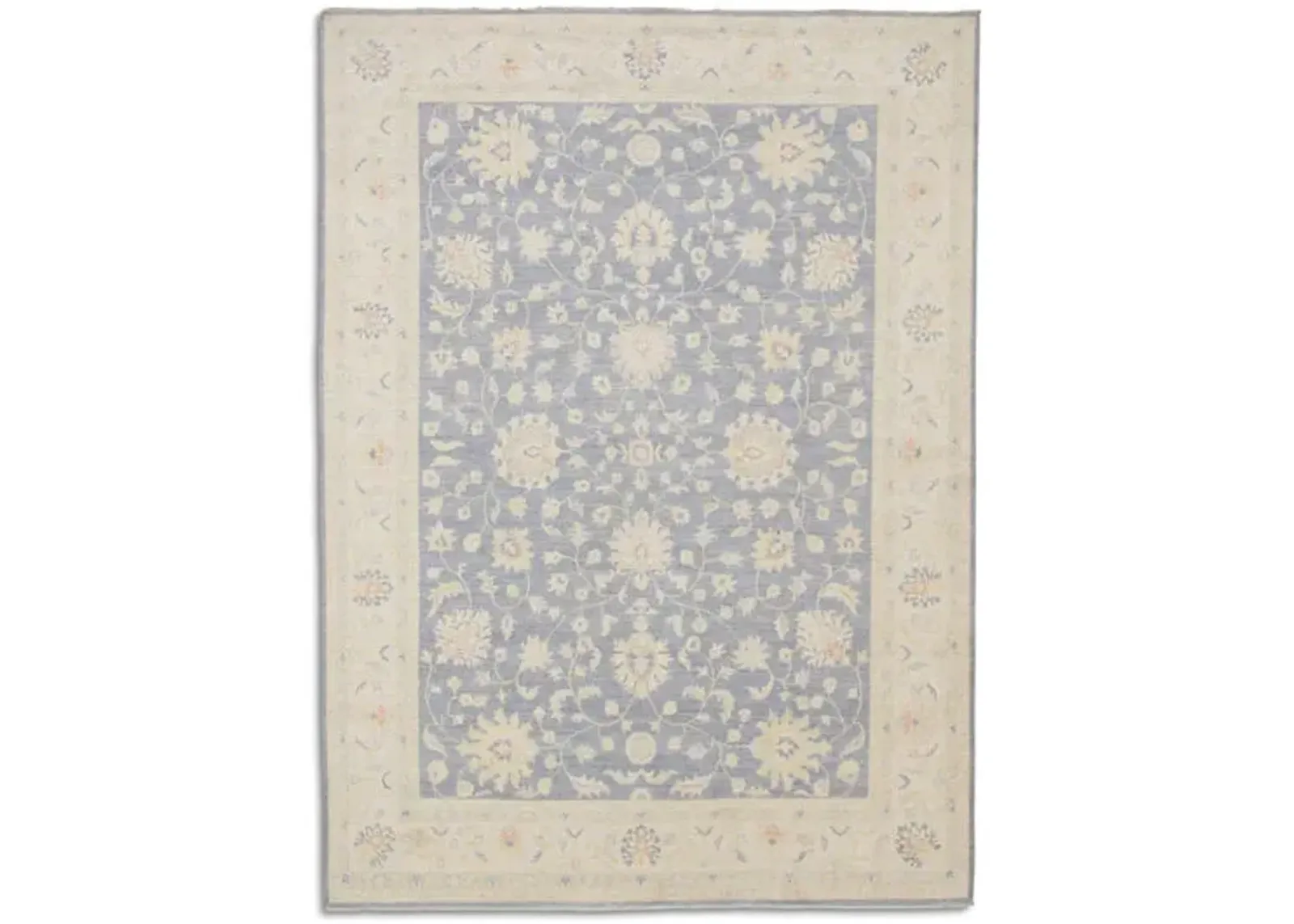 Hand Knotted Area Rug - 8 10  X 12 0 