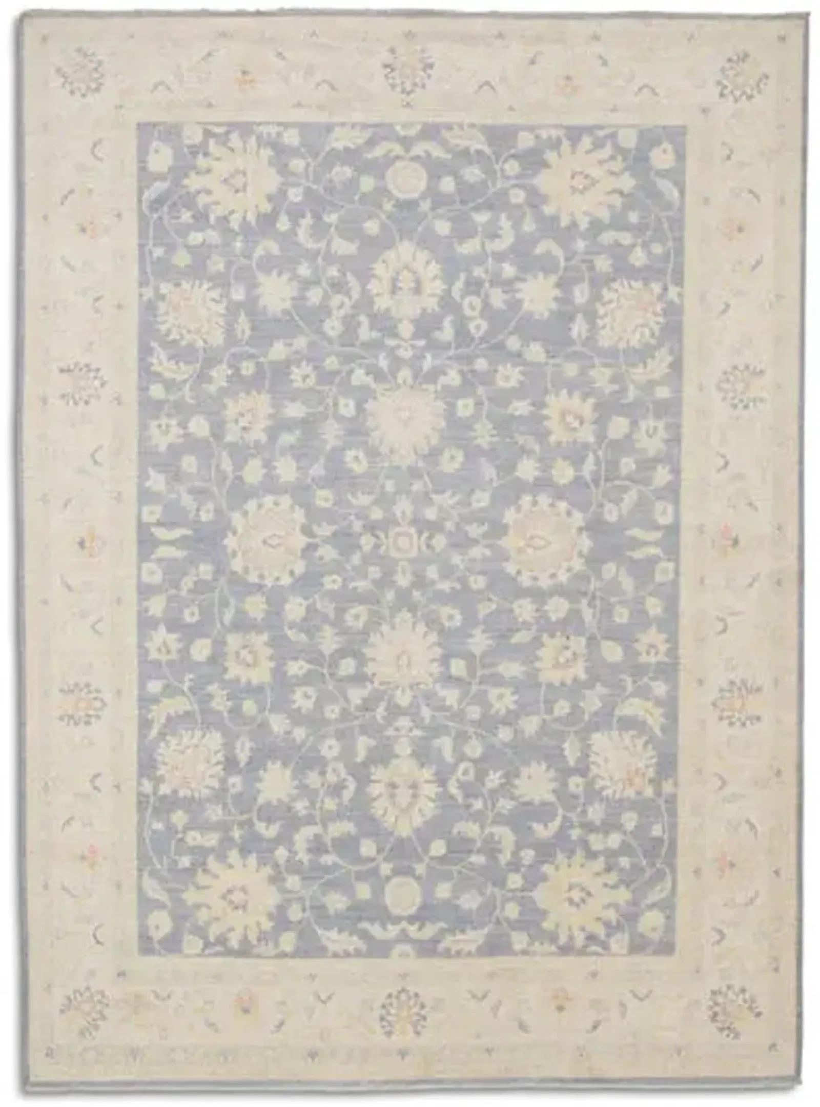 Hand Knotted Area Rug - 8 10  X 12 0 