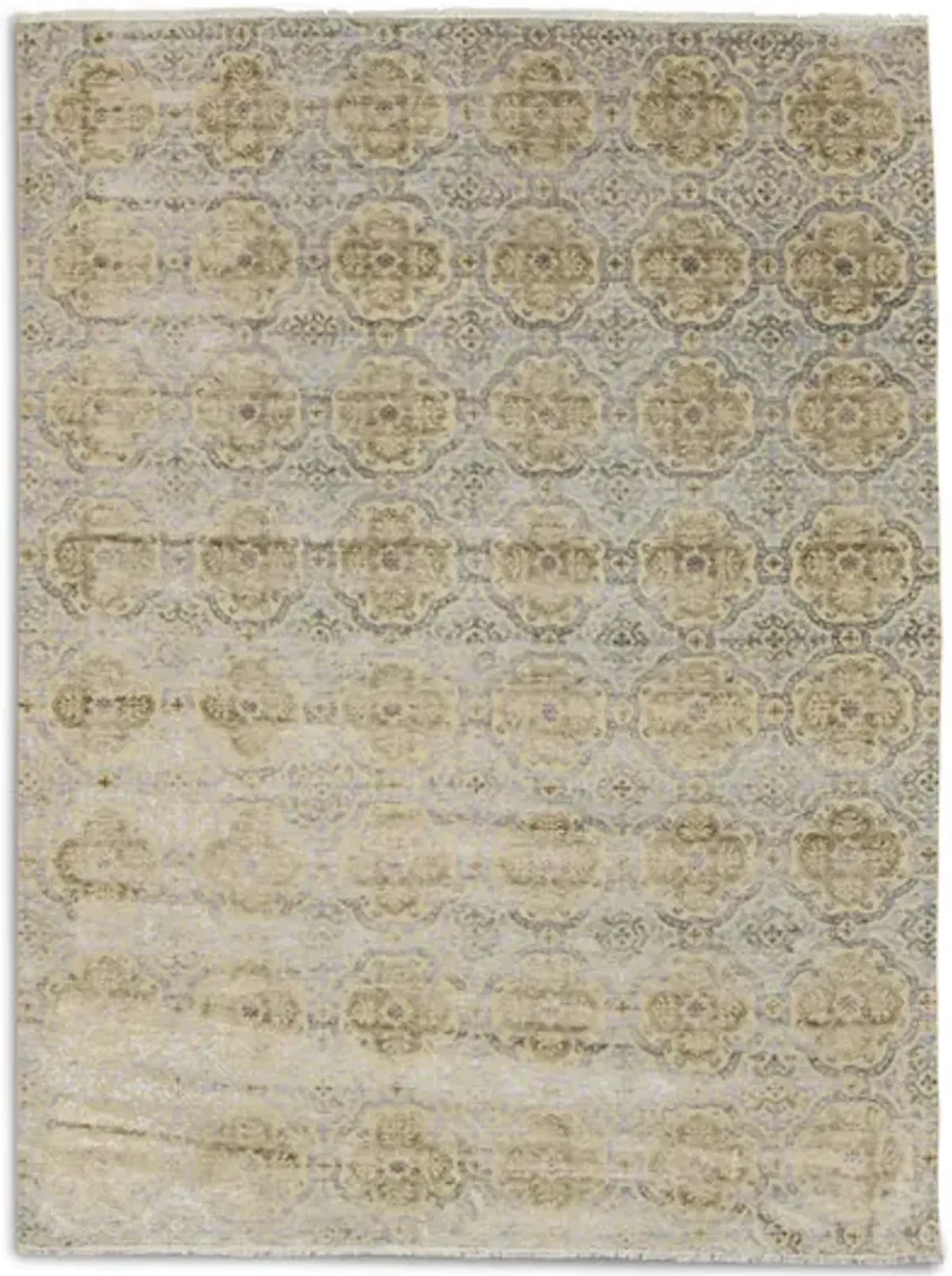 Hand Knotted Area Rug - 8 11  X 11 11  