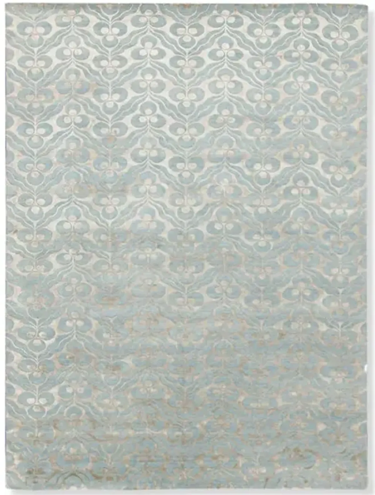 Hand Knotted Area Rug - 10 1  X 13 10 