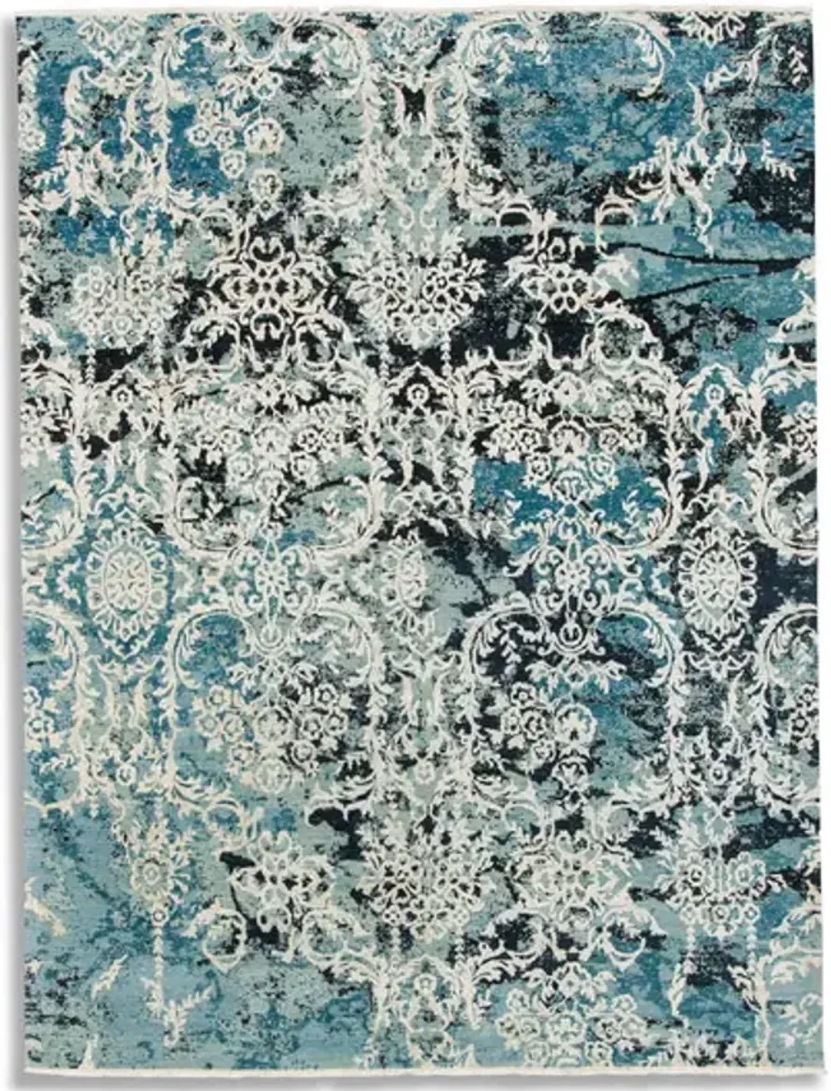 Hand Knotted Area Rug - 9 0  X 12 0 