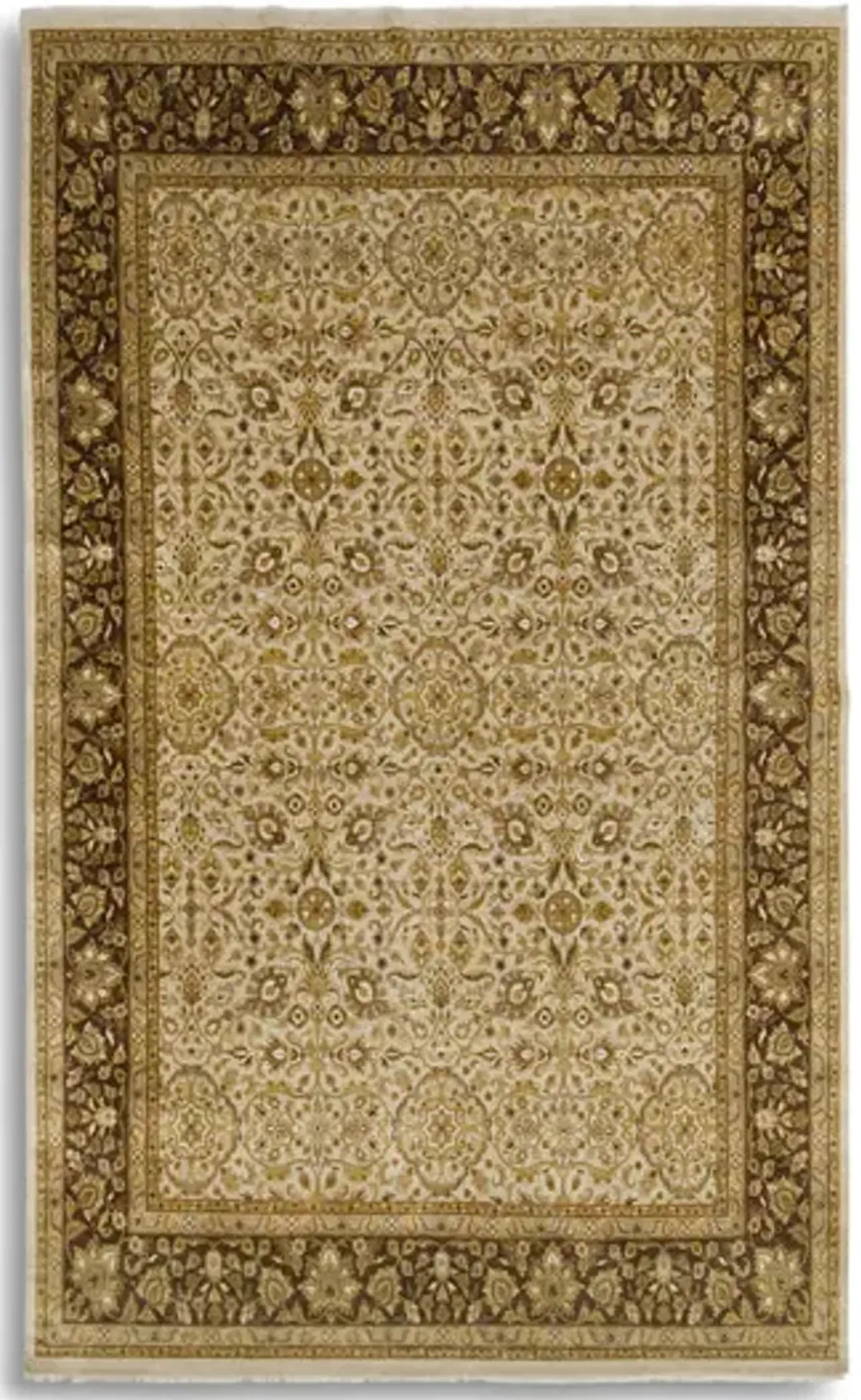 Hand Knotted Area Rug - 10 0  X 16 1  