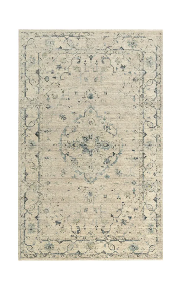 Platinum Beige Green Area Rug - 9 0  X 12 0