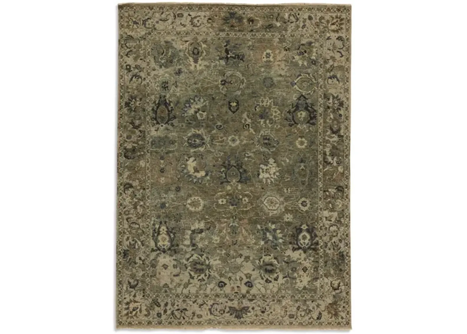 Hand Knotted 8 7  x 11 6  Area Rug