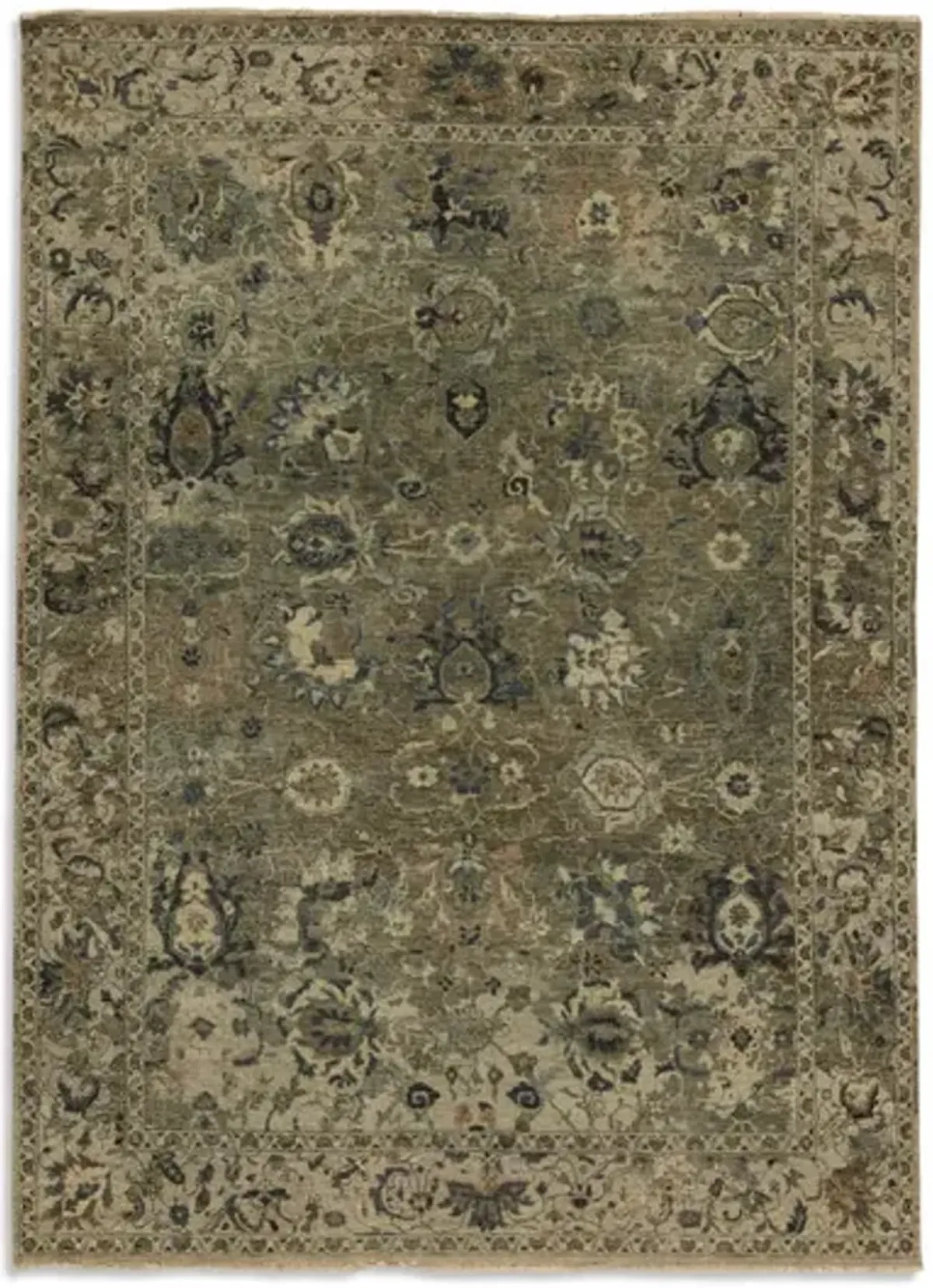 Hand Knotted 8 7  x 11 6  Area Rug