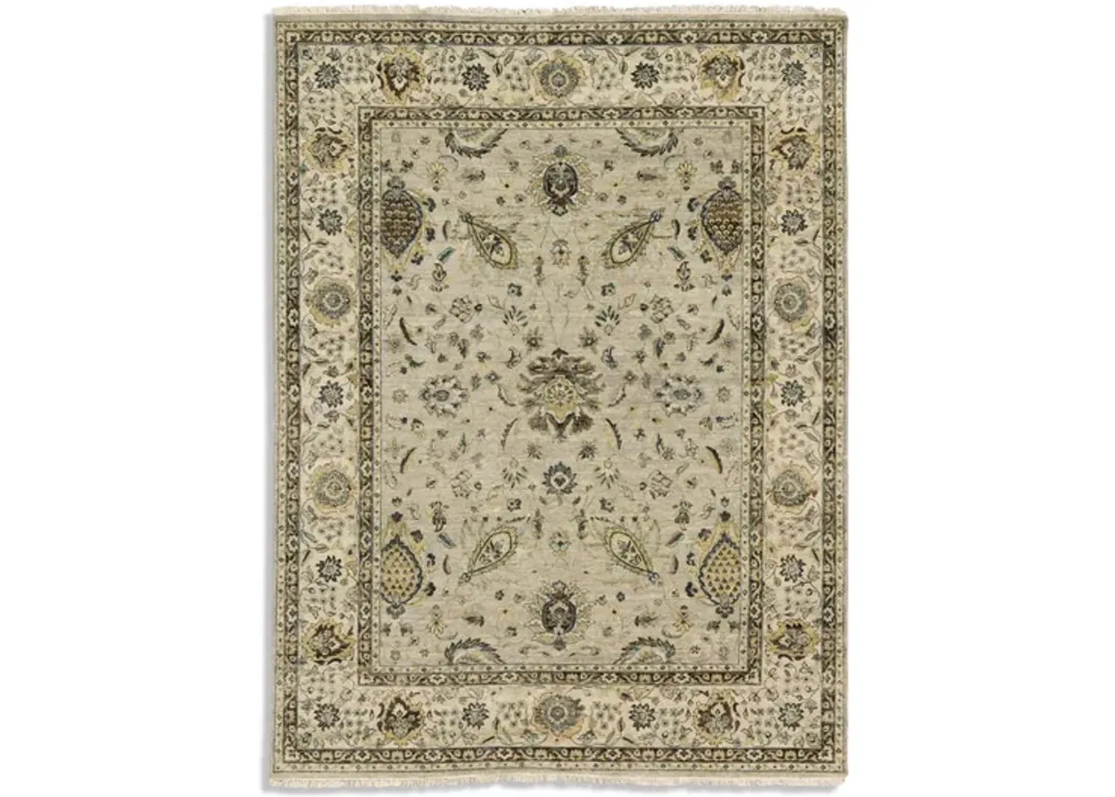 Hand Knotted 9 1  x 12 0  Area Rug