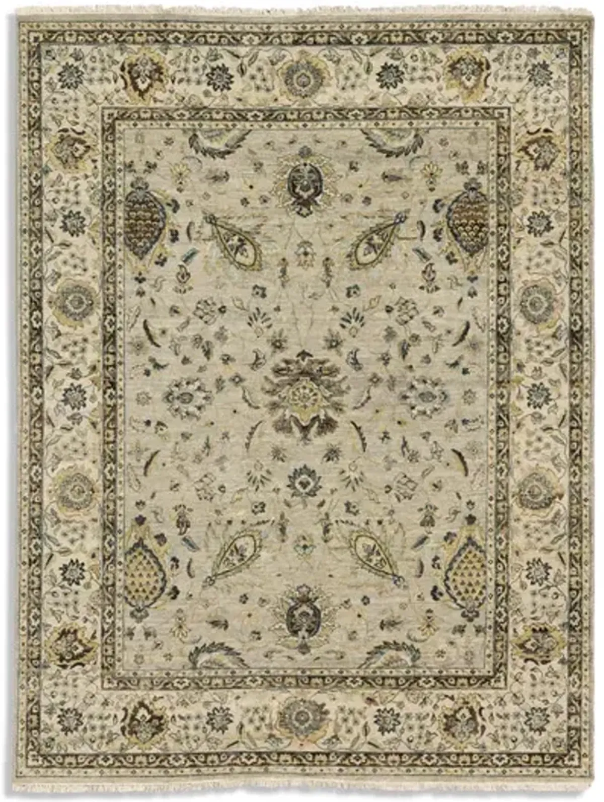 Hand Knotted 9 1  x 12 0  Area Rug