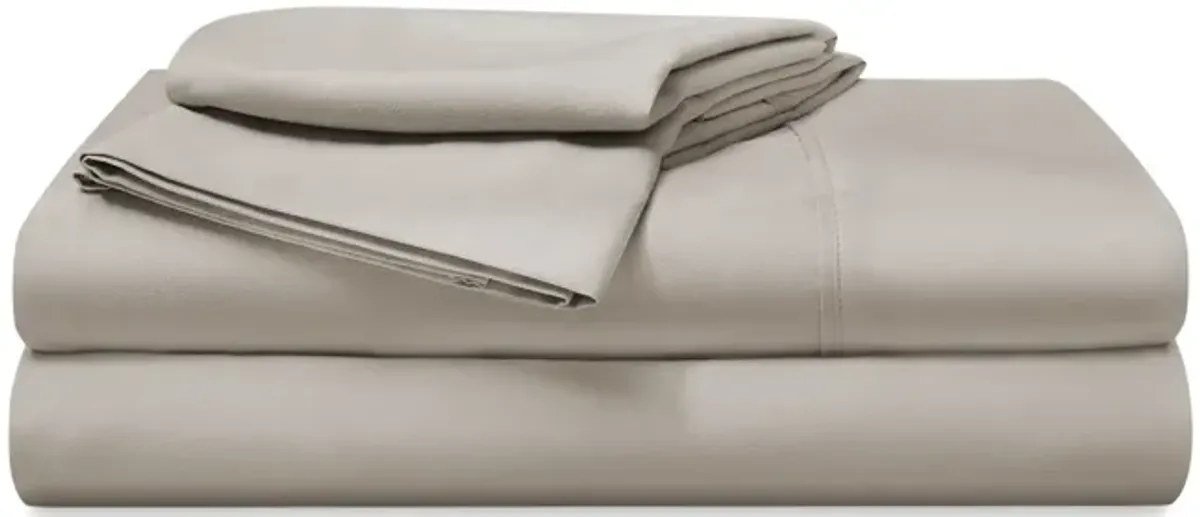 Bedgear Basic Twin XL Medium Beige Sheet Set