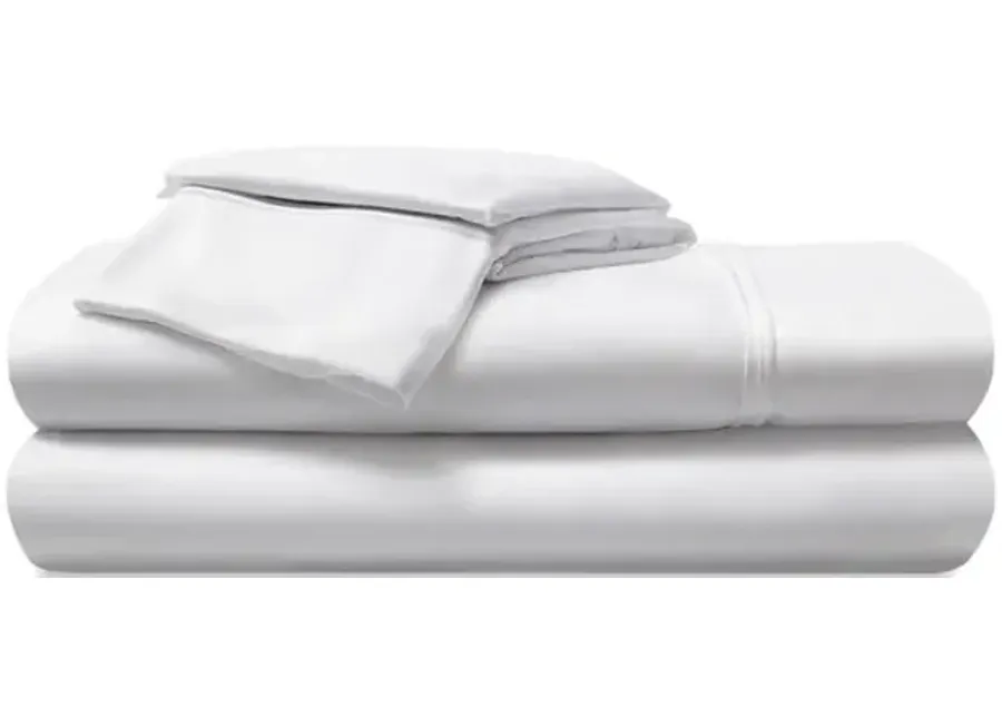 Hyper Cotton Split Head King Sheet Set - Bright White