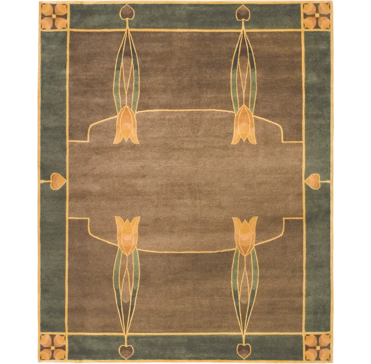 Monterey Grove Hand Knotted Area Rug - 4 0  X 6 0 