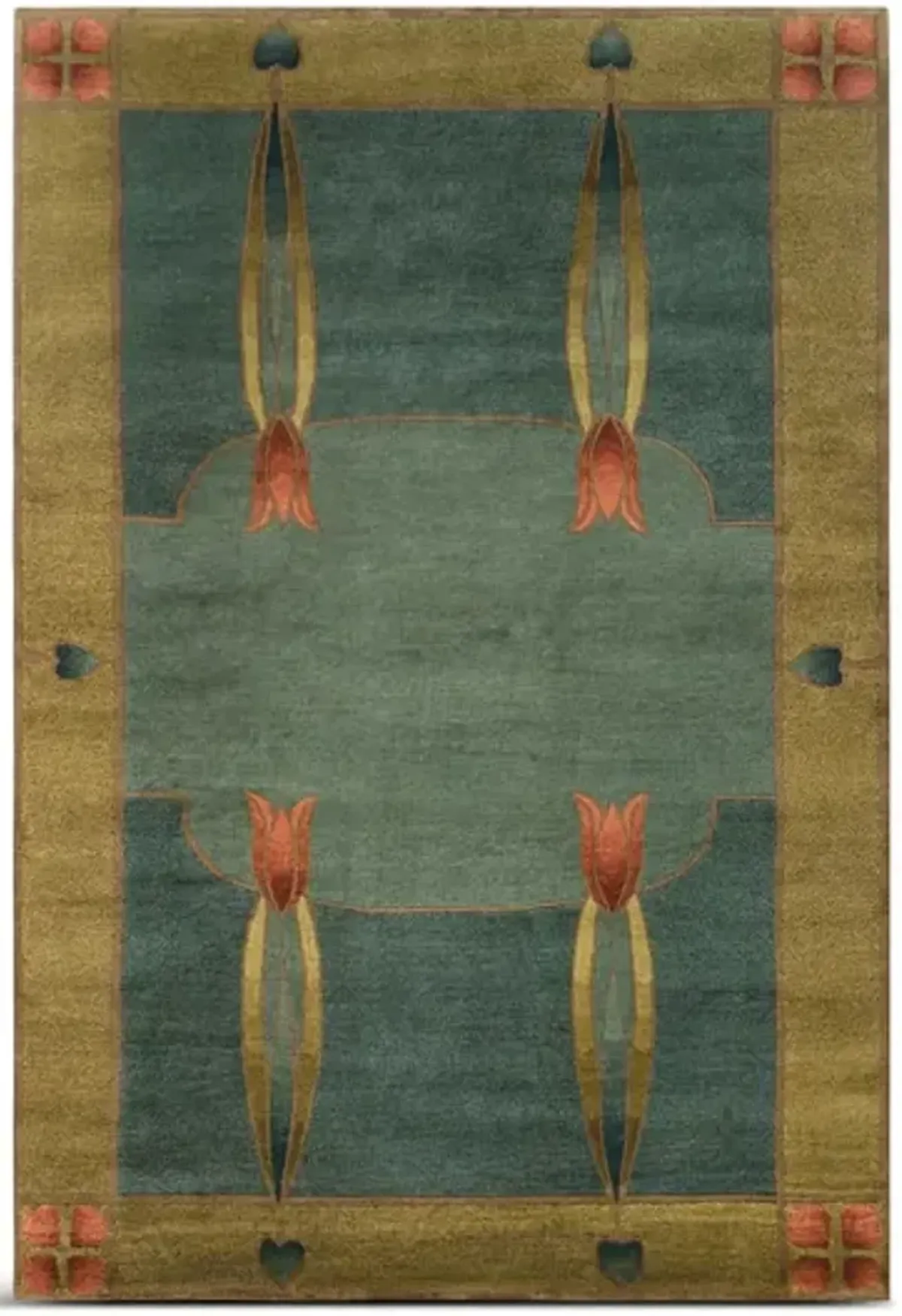 Monterey Mist Hand Knotted Area Rug - 5 0  X 7 6 