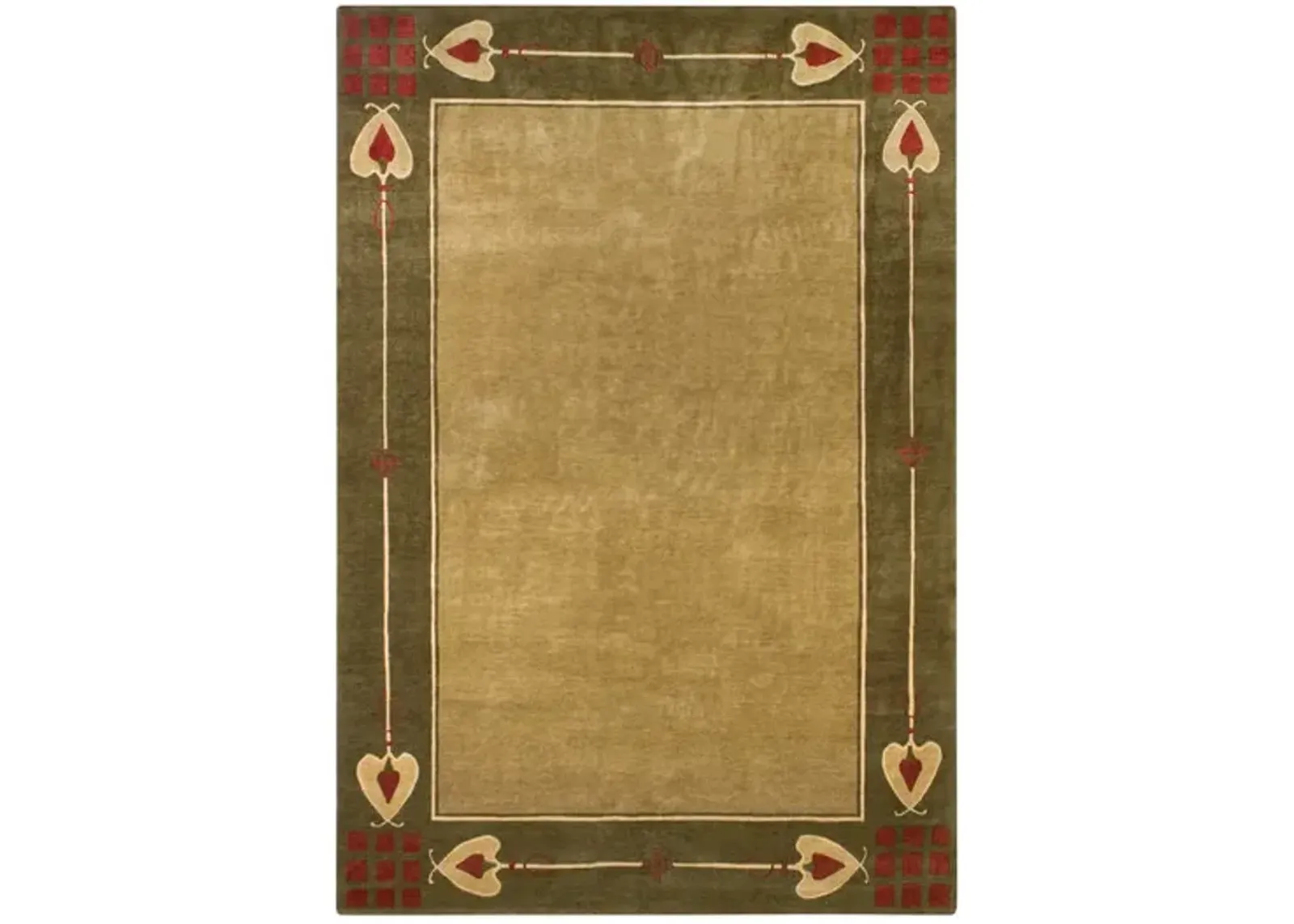 Highland Park Hand Knotted Area Rug - 5 0  X 8 0 