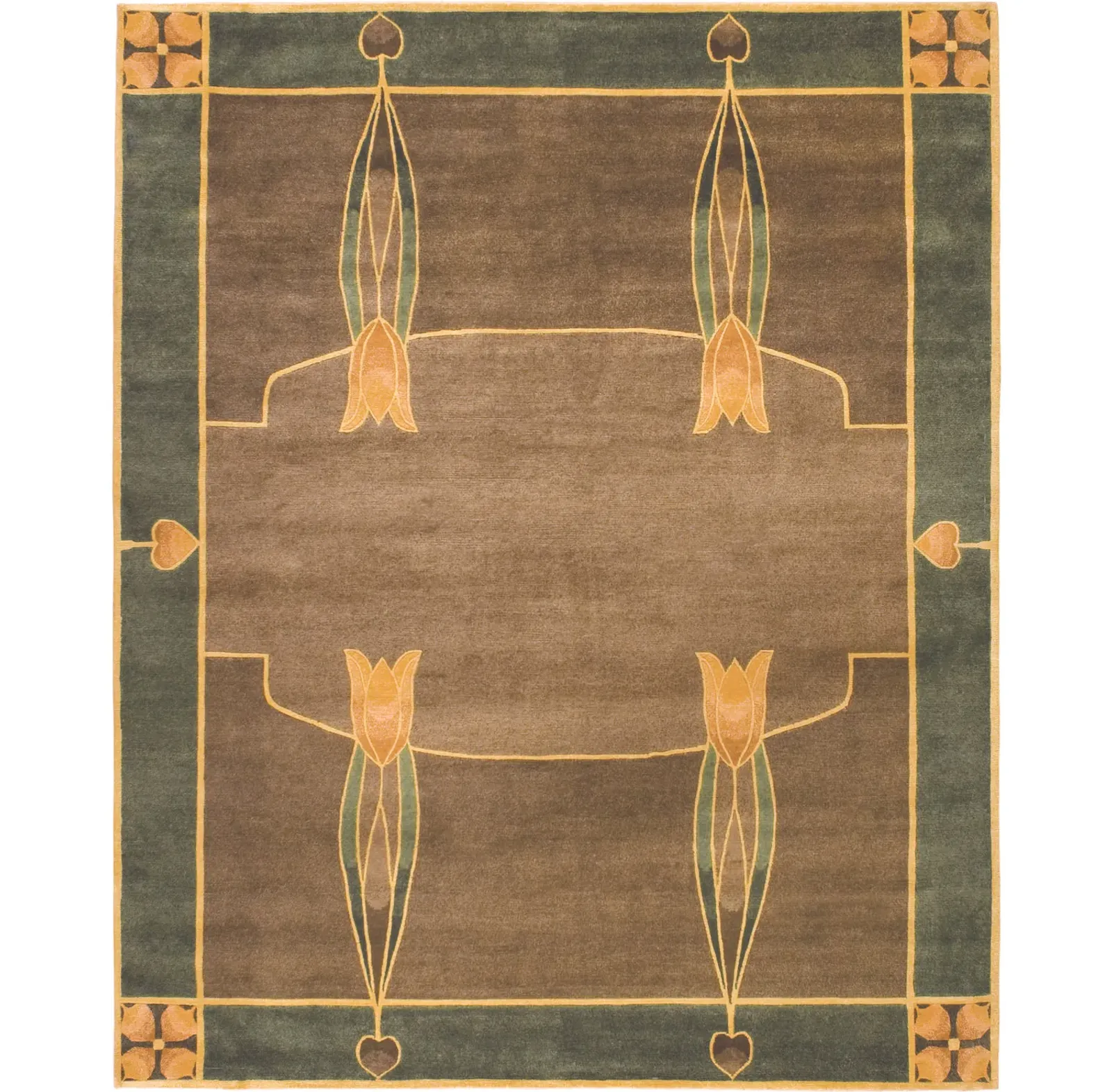 Monterey Grove Hand Knotted Area Rug - 5 0  X 7 6 