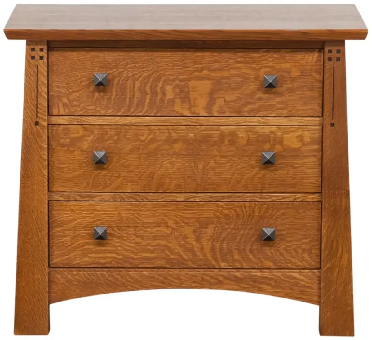 Highlands 3 Drawer Nightstand