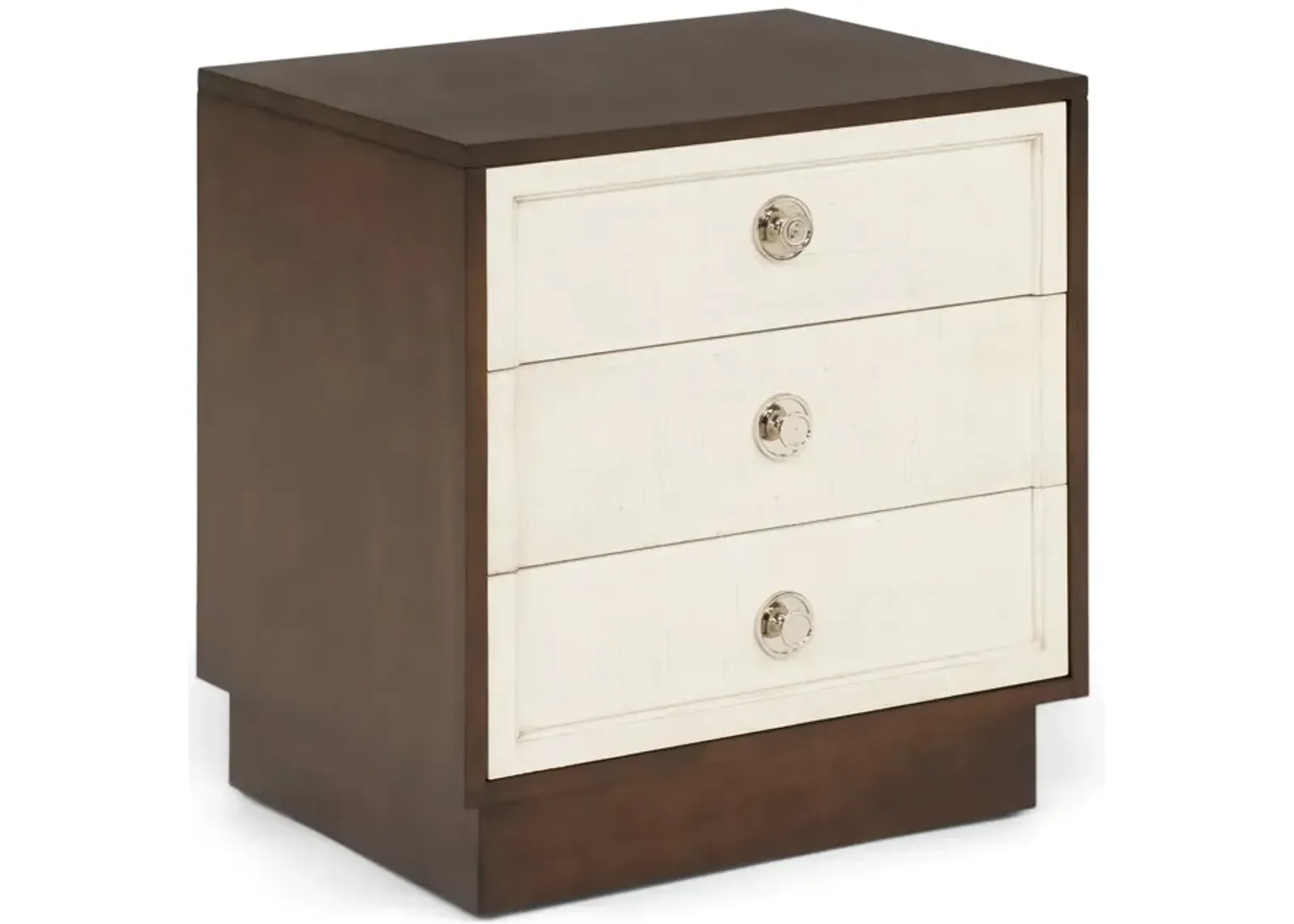 Details 3 Drawer Nightstand